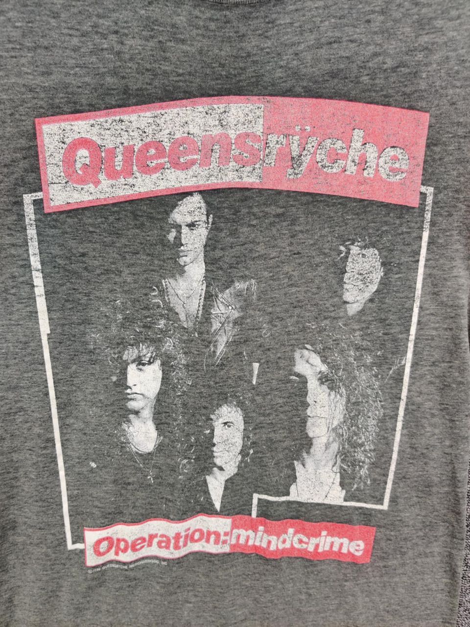 Band Tees Vintage 80s Queen Ryche Tour Band Tee Tshirt Size US M / EU 48-50 / 2 - 2 Thumbnail