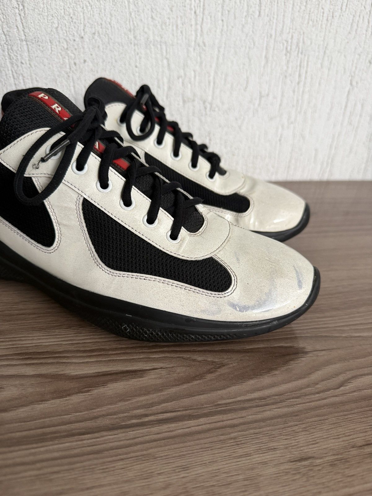 Prada America cup leather trainers Size US 12 / EU 45 - 4 Thumbnail