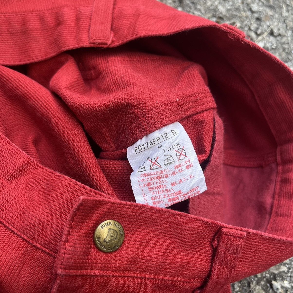 Karl Helmut Pink House Carpenter Pants Red Japanese Workwear Size US 29 - 11 Thumbnail