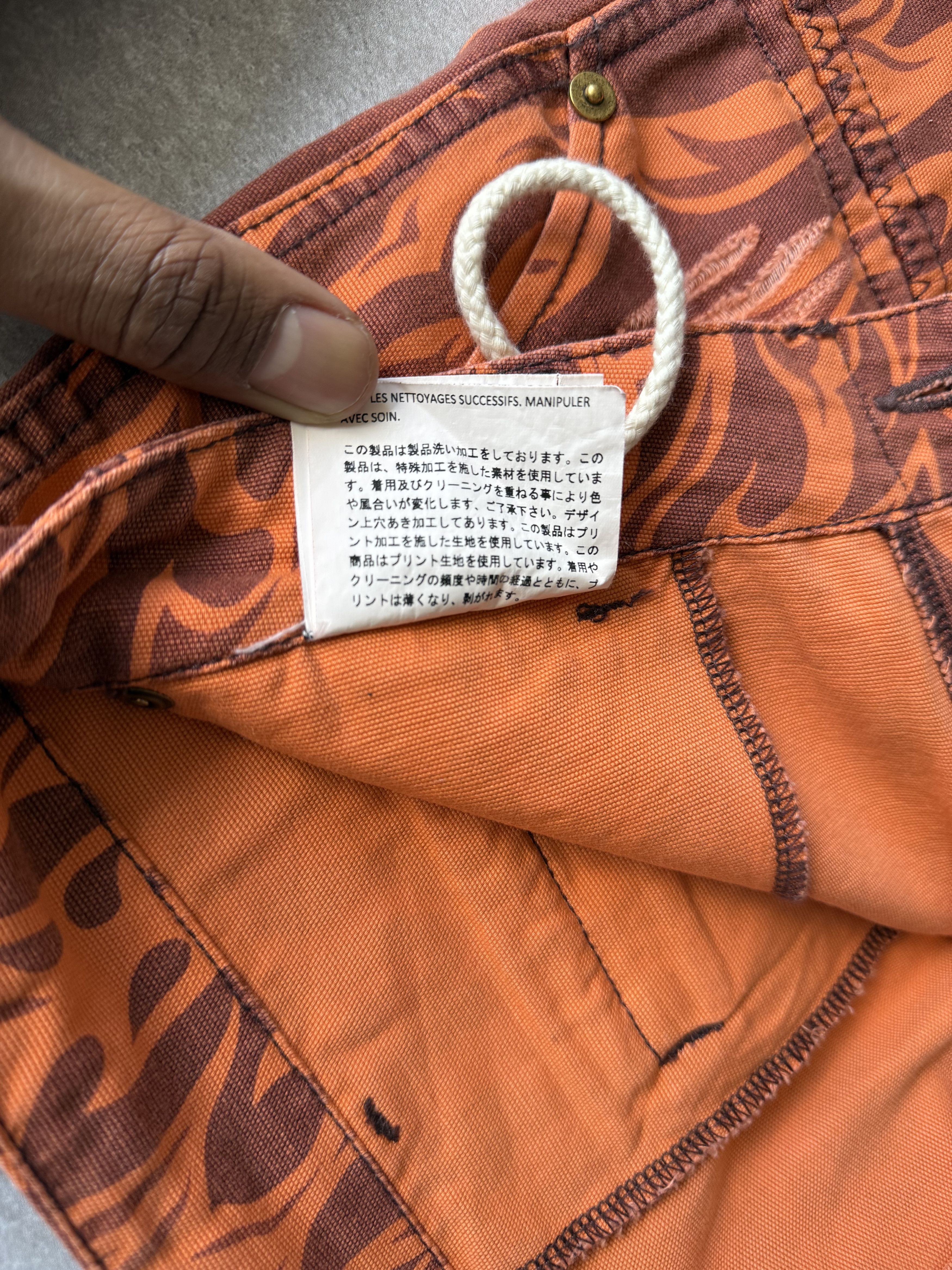 ERL ERL Orange Camo Cargo Size US 34 / EU 50 - 6 Thumbnail