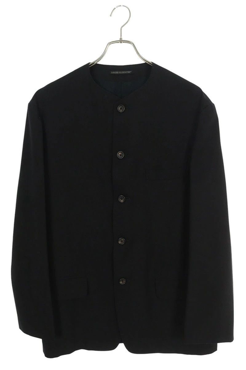YOHJI YAMAMOTO POUR HOMME No-collar wool jacket