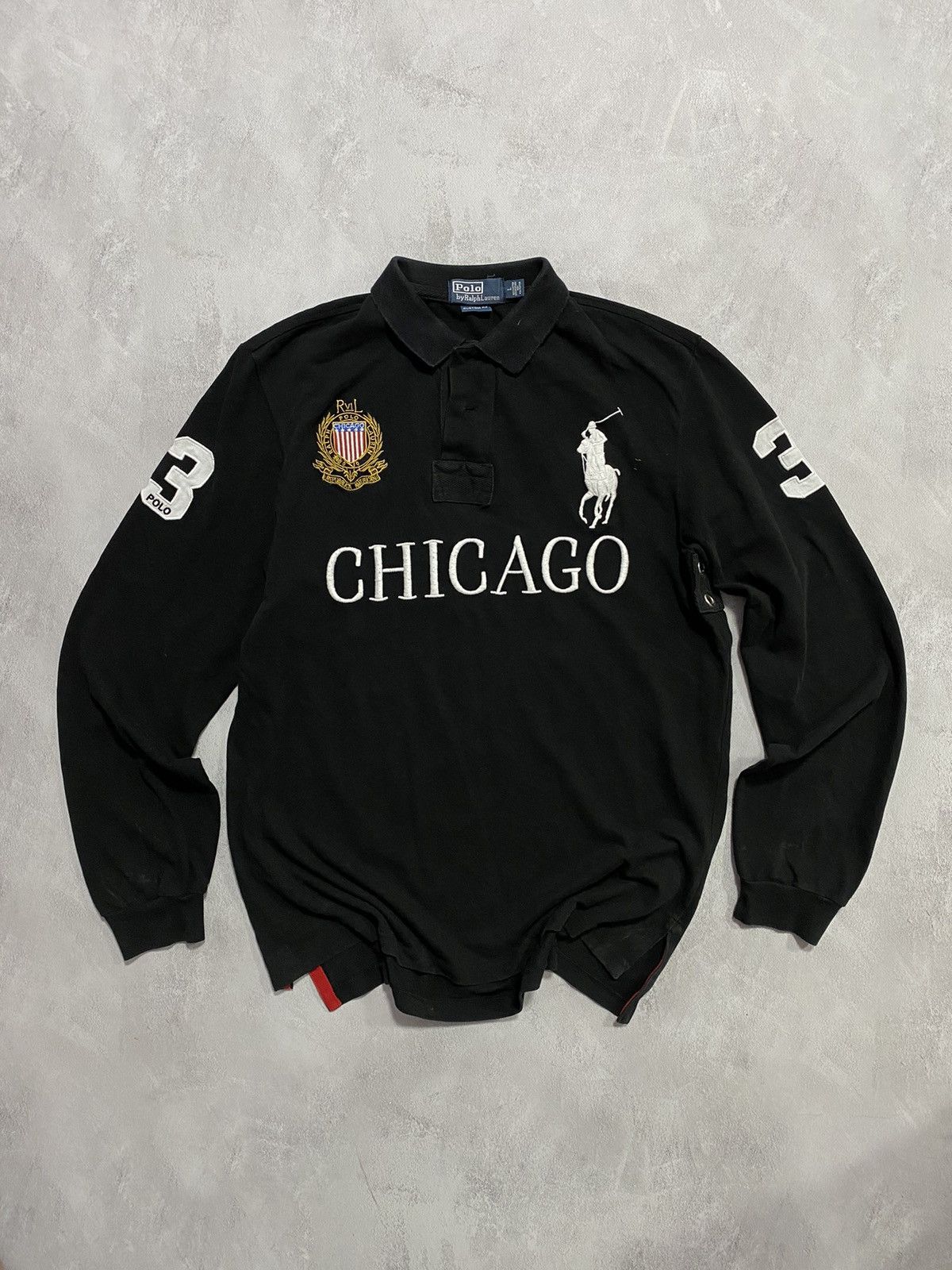 Polo Ralph Lauren Streetwear Vintage Vintage Polo Ralph Lauren Chicago Number 3 Grailed