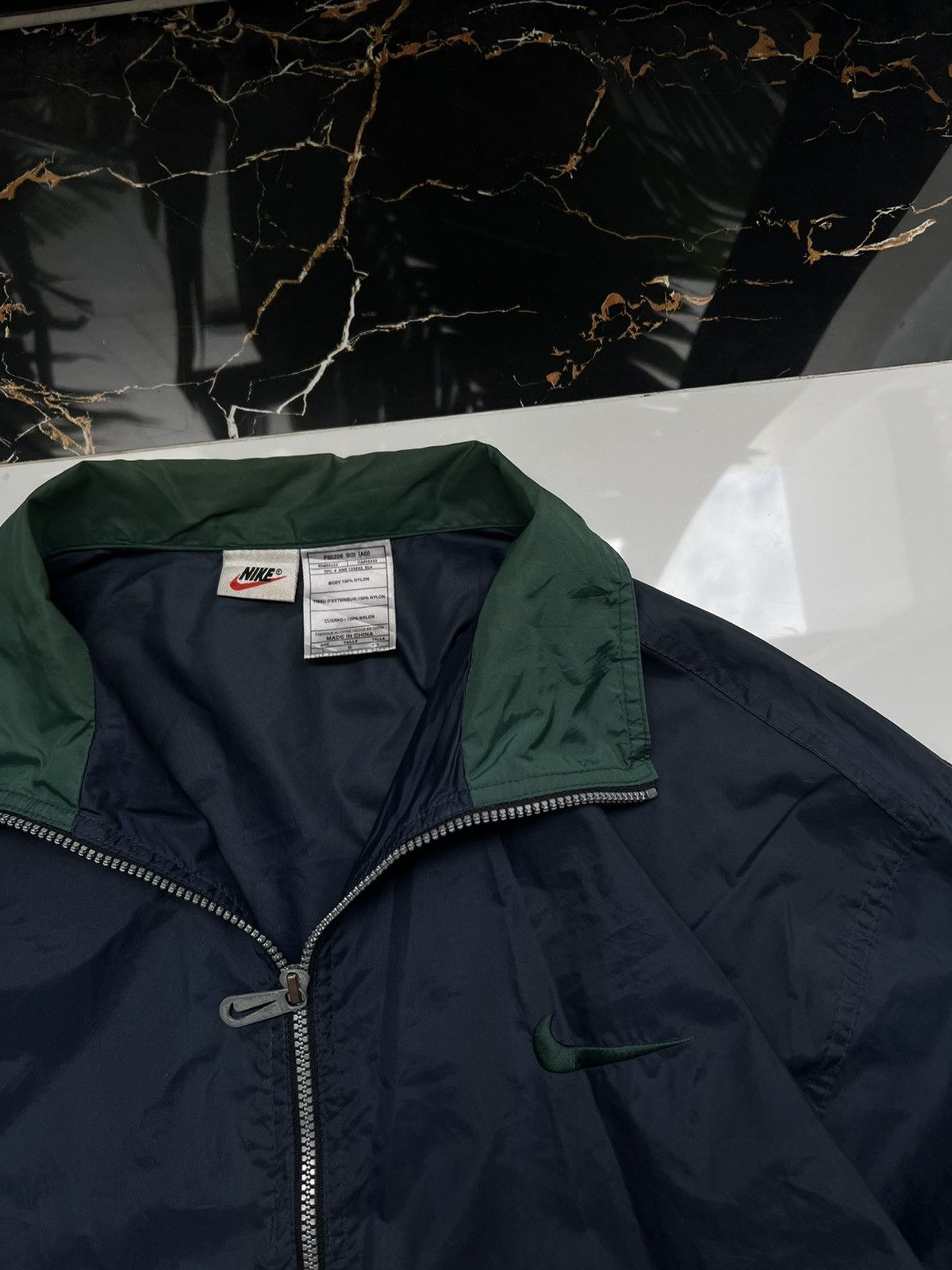 Nike × Vintage 90’s NIKE BACK SWOOSH Y2K TRACK JACKET RARE GORPCORE Size US L / EU 52-54 / 3 - 4 Thumbnail