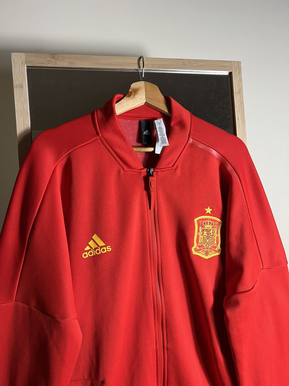 Adidas Spain Z.N.E Jacket - Adidas ZNE Football Tracksuit Top Size US XL / EU 56 / 4 - 3 Thumbnail
