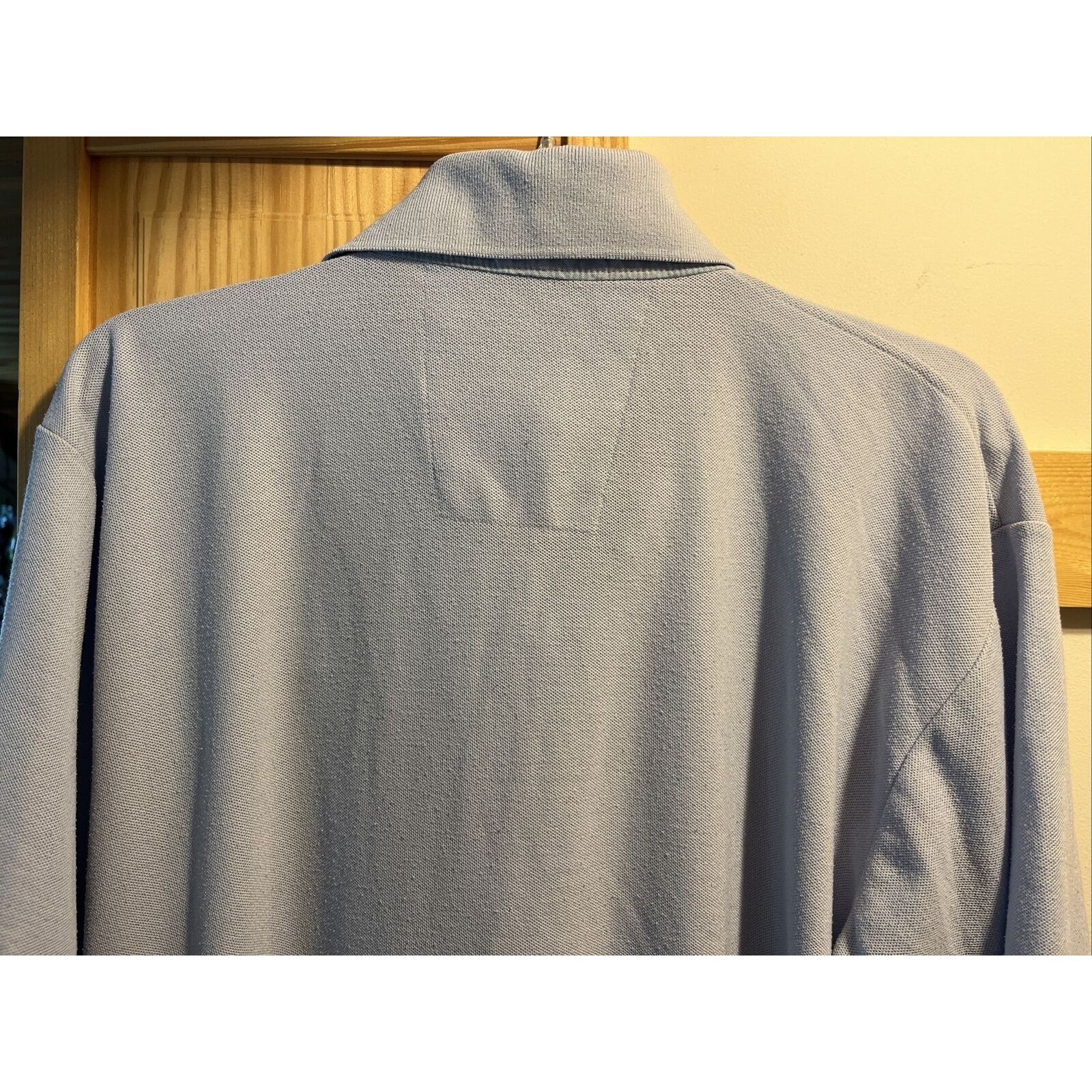 Gant Gant Vintage Men’s M Light Blue 1/4 Button Cotton Polo Shirt Size US M / EU 48-50 / 2 - 12 Thumbnail