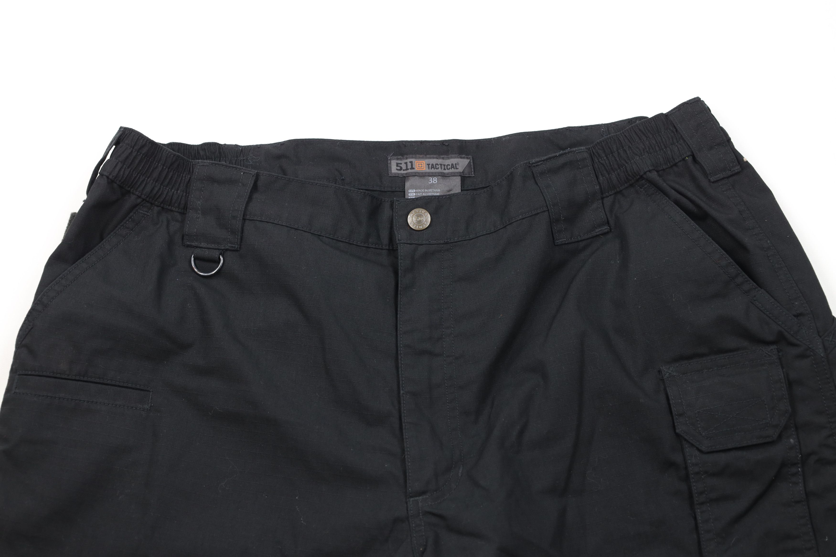 Vintage 5.11 Tactical Series Pro Ripstop Uniform Cargo Shorts Black Size US 38 / EU 54 - 2 Thumbnail