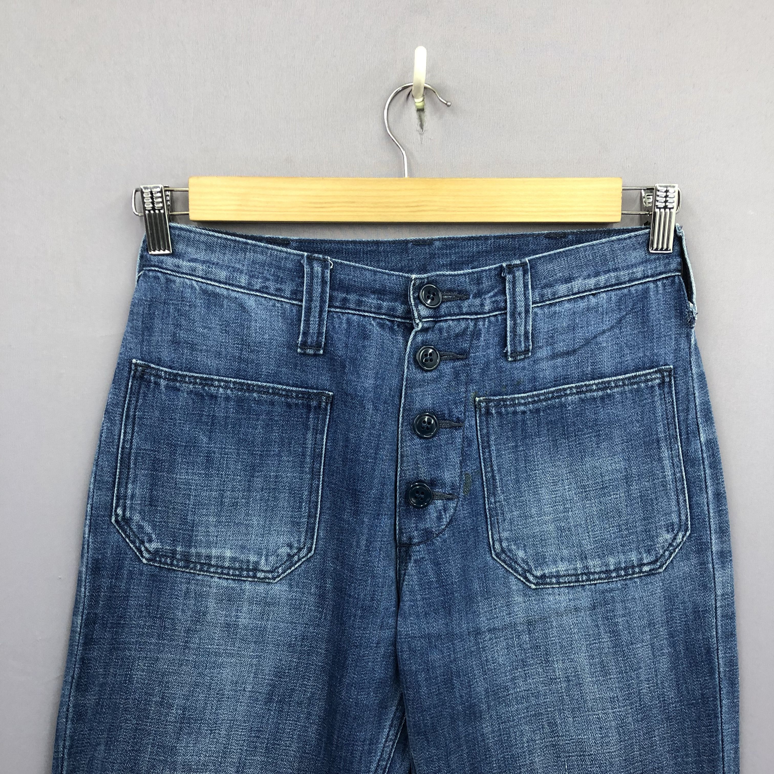 Japanese Brand Vintage Urban Research Bush Pants Flare Bootcut Jeans Denim Size 28" / US 6 / IT 42 - 5 Thumbnail