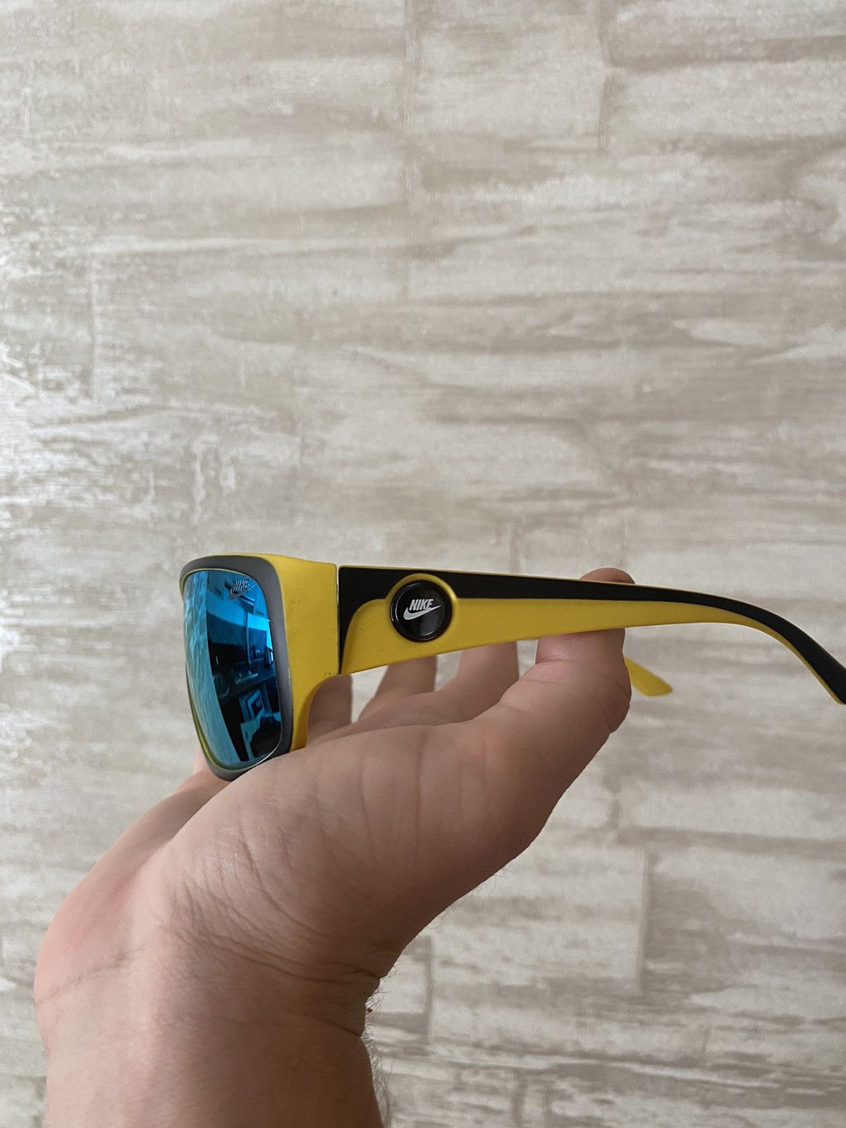 Nike × Vintage Nike vintage distressed futuristic sunglasses Size ONE SIZE - 2 Thumbnail