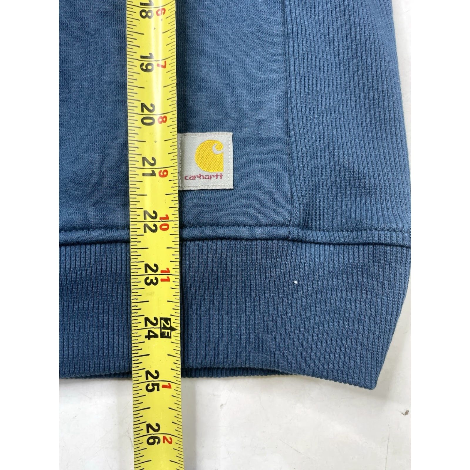 Carhartt Carhartt Sweatshirt Women S Relaxed Raglan Sleeve Logo Crew Neck Blue Cotton Polyester Size S / US 4 / IT 40 - 5 Thumbnail