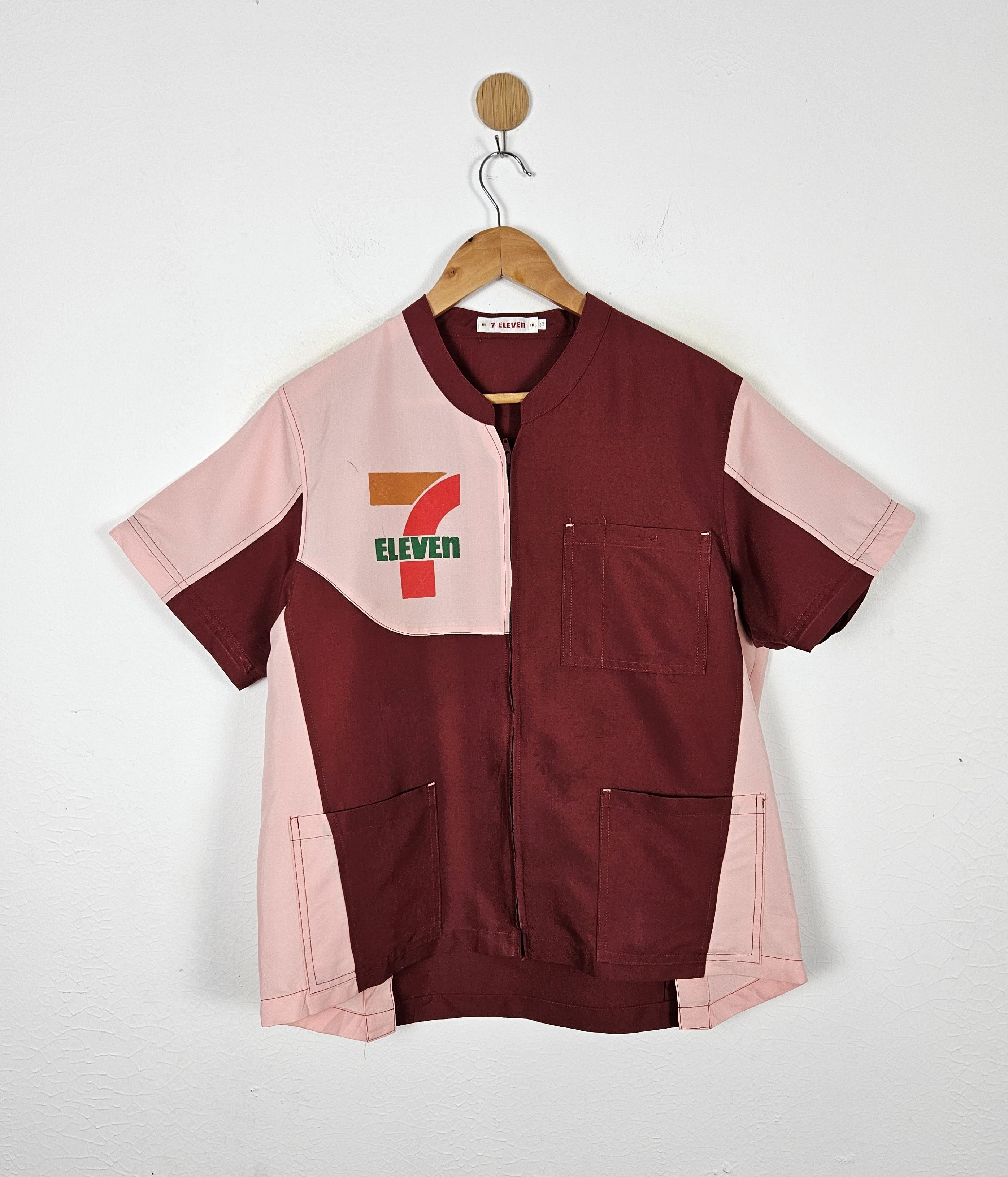 Japanese Brand Vintage 7 ELEVEN Japan Uniform Work Zipper Jacket Size US L / EU 52-54 / 3 - 1 Thumbnail