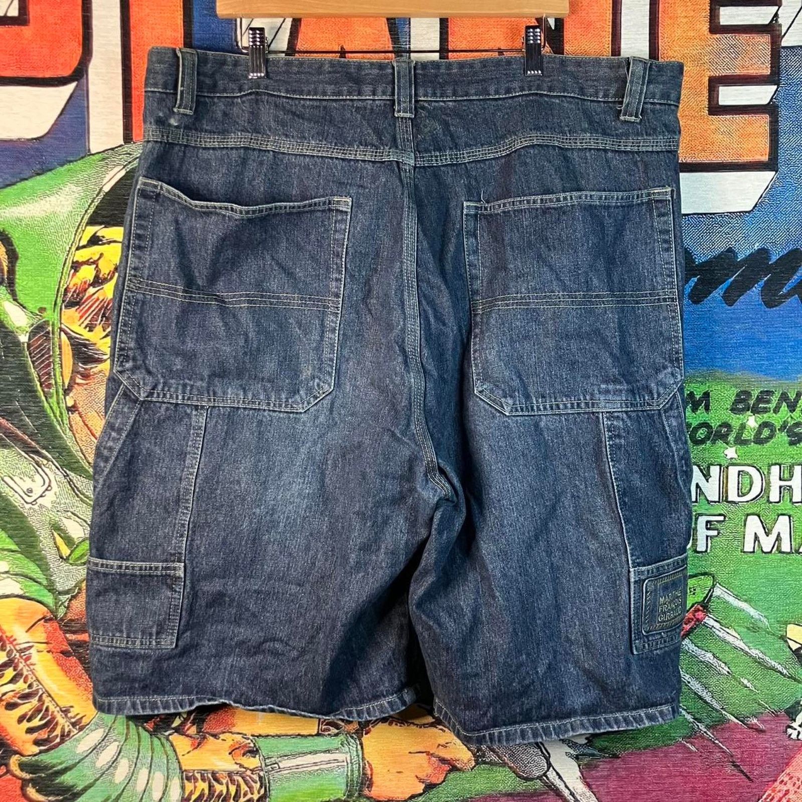 Vintage Y2K MFG Denim Shorts Size 42