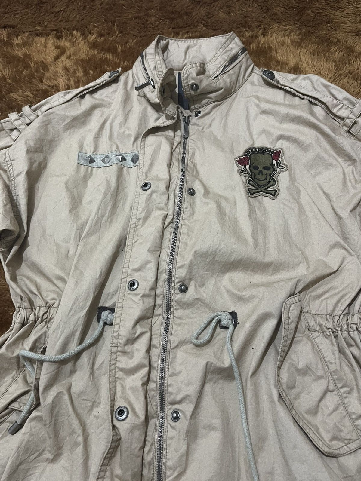 Japanese Brand Buckaroo Original Vintage Skull Studded LGB Japan Punk STYLE Size US XL / EU 56 / 4 - 3 Thumbnail
