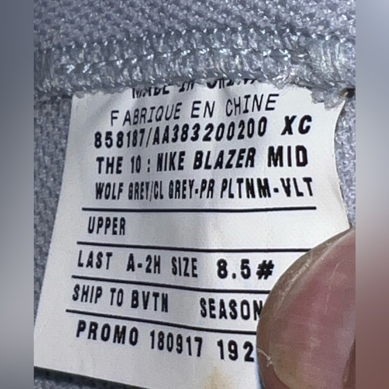 Nike Serena Williams x Off-White x Blazer Studio Mid Sample VNDS Size US 8.5 / EU 41-42 - 11 Thumbnail