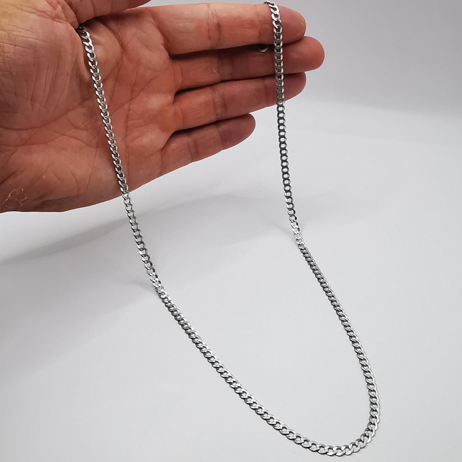 Sterling Silver Vintage Jewelry Chain, 925 Sterling Silver, Signed 12,55g Size ONE SIZE - 3 Thumbnail