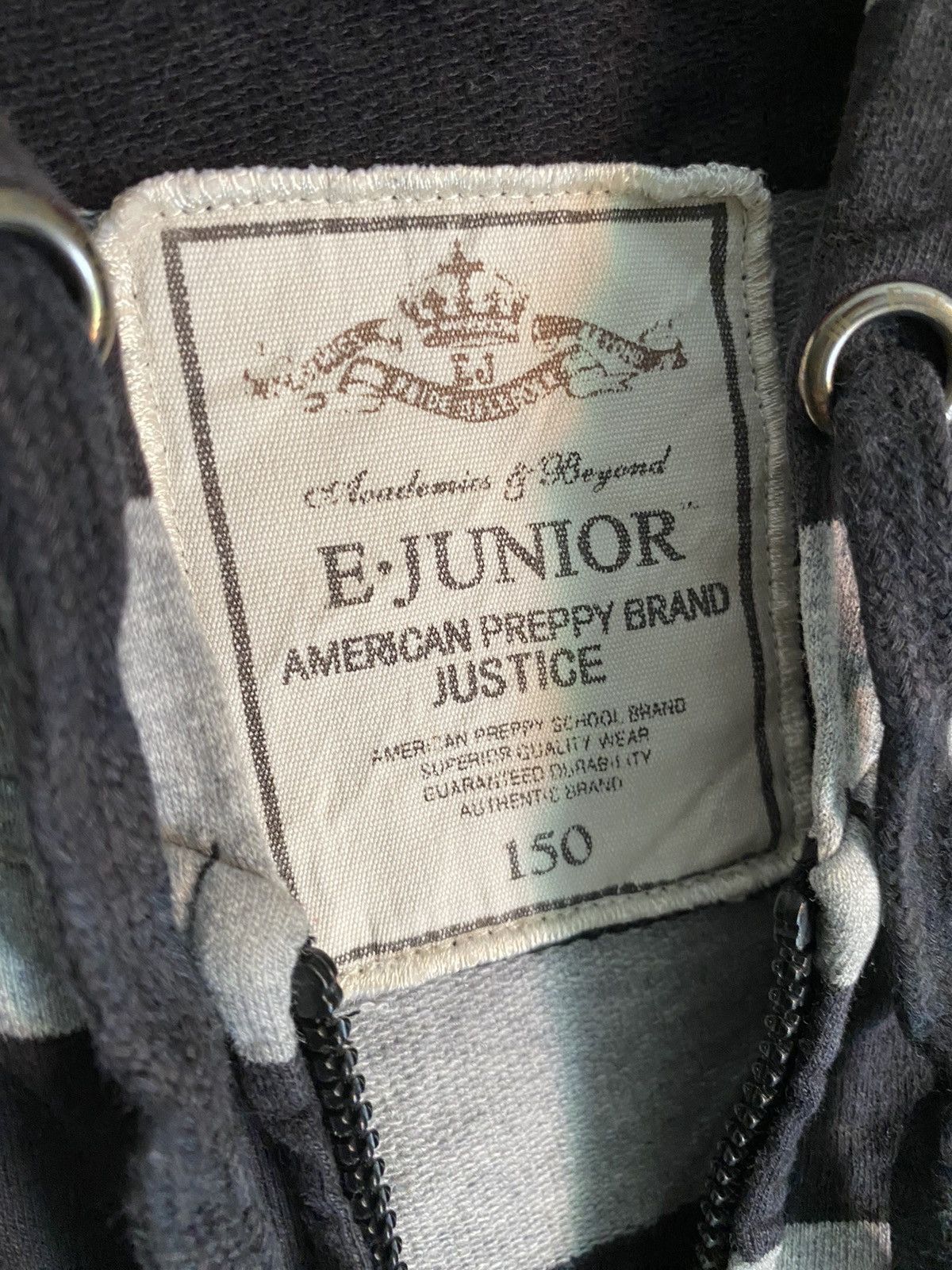 If Six Was Nine × Japanese Brand × Le Grande Bleu (L.G.B.) Japanese E-junior striped hoodie Size US L / EU 52-54 / 3 - 7 Thumbnail