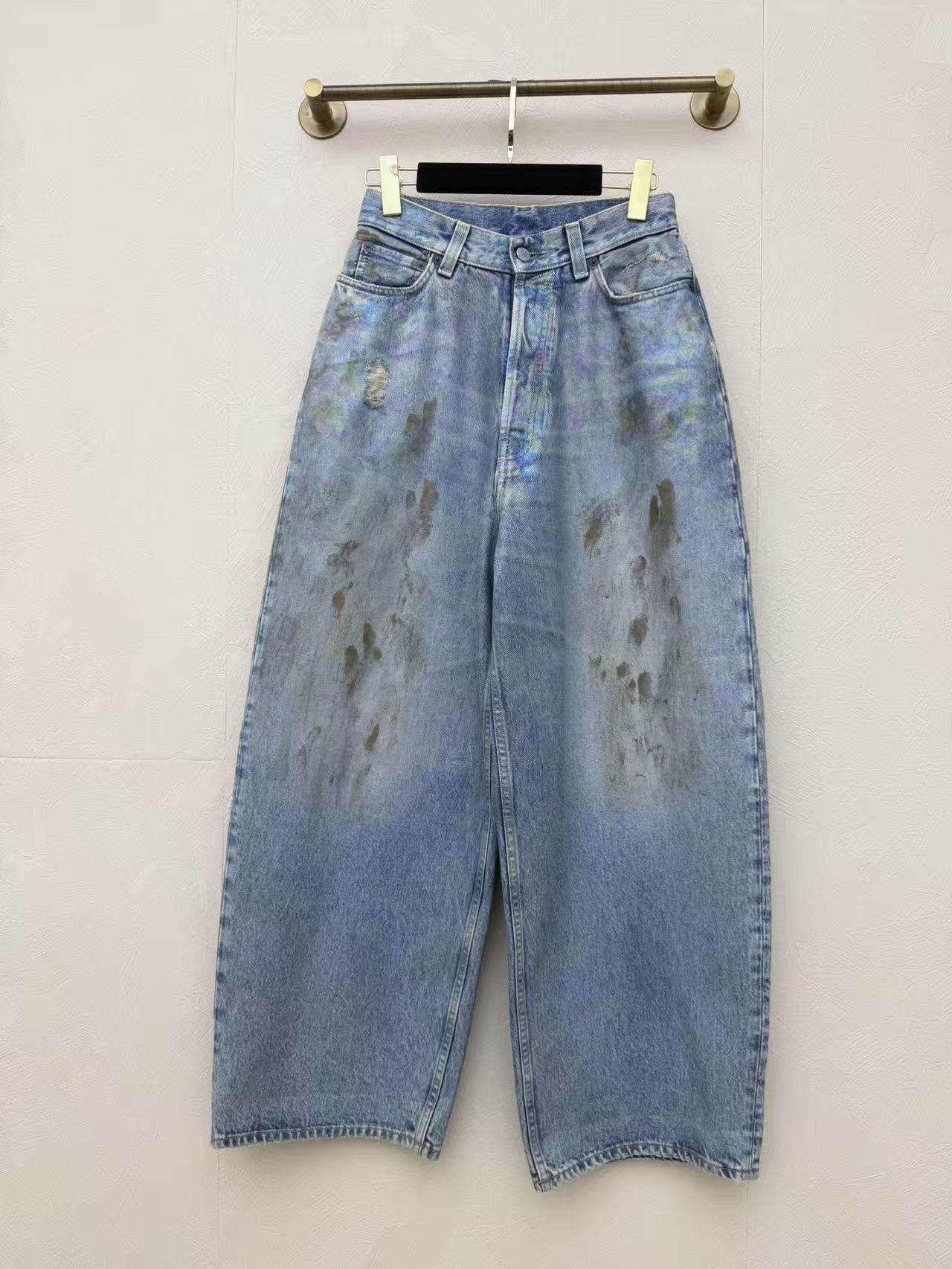 Acne Studios Acne Studios Dirty Halo Wash Jeans Size 24 Size 24" / US 00 / IT 34 - 1 Thumbnail
