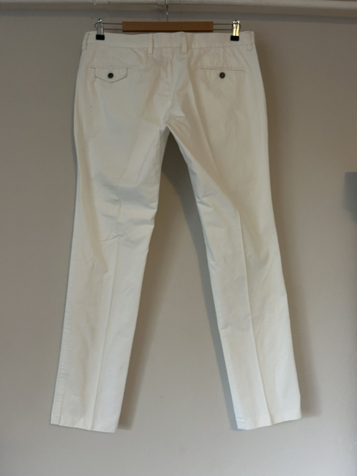 Gucci Gucci White Cotton-Blend Trousers – Size 54 Size US 38 / EU 54 - 12 Thumbnail