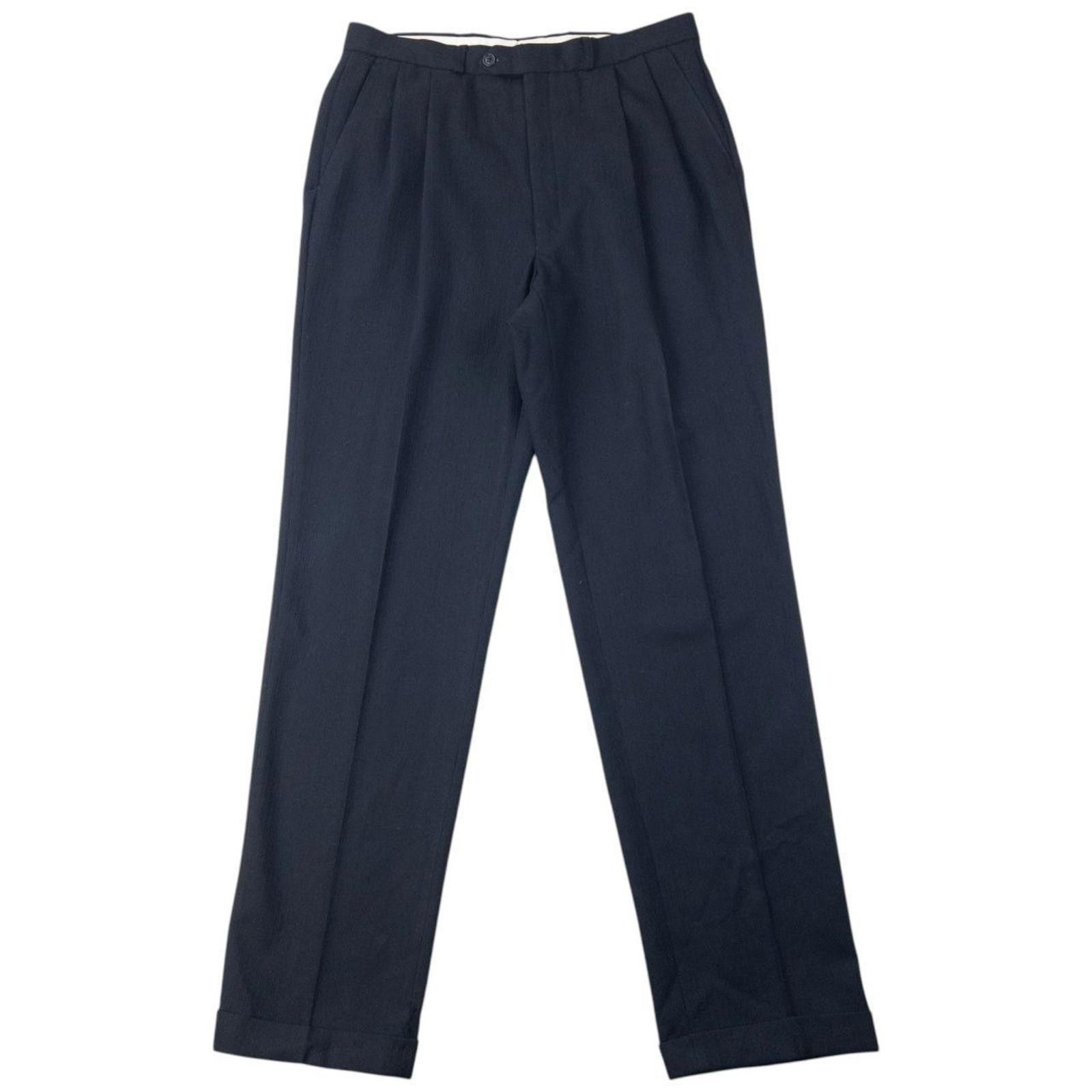 Pierre Balmain Vintage 90s Pierre Balmain Jacket & Trousers Suit Set Size L Size 40R - 4 Thumbnail