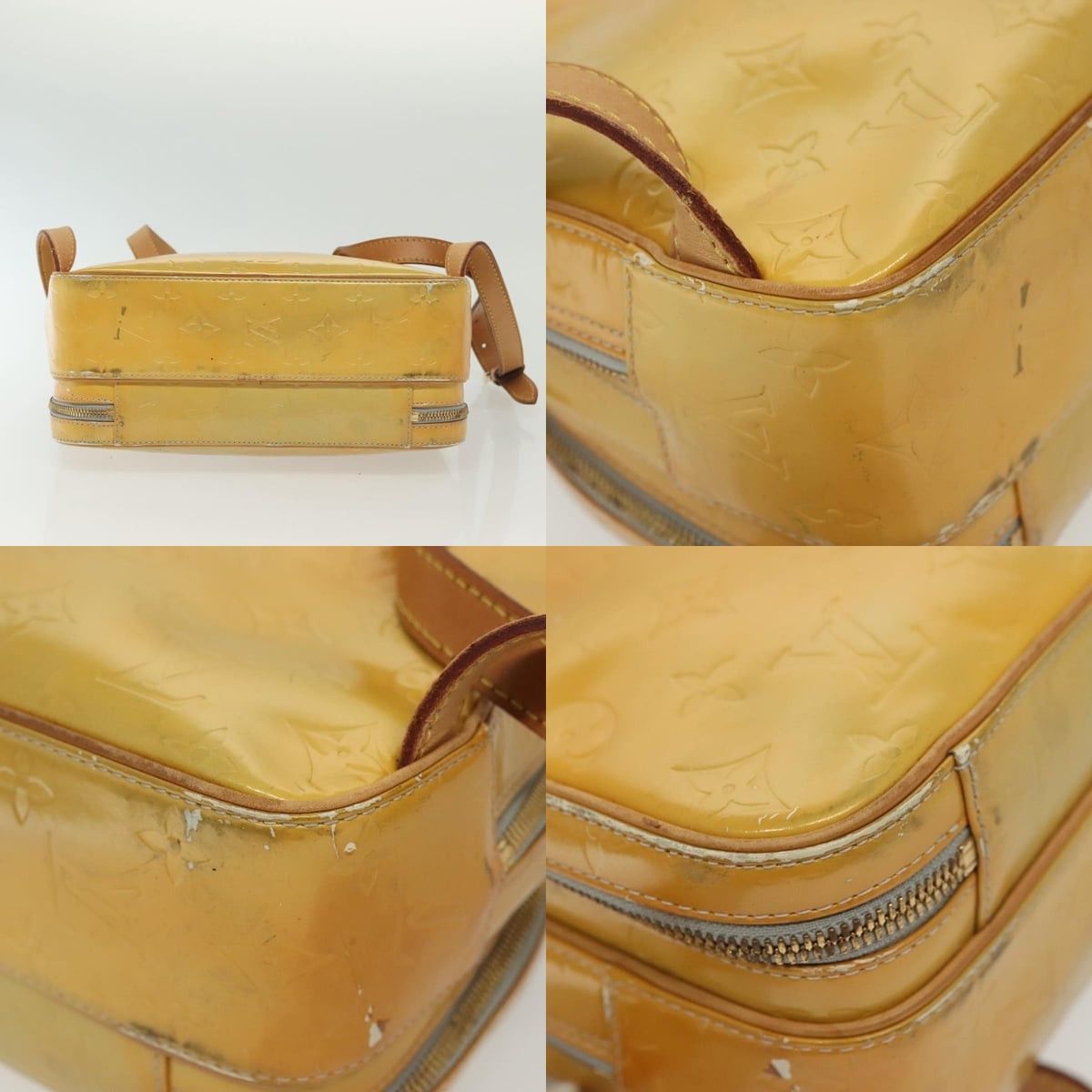 Louis Vuitton LOUIS VUITTON Monogram Vernis Marley Backpack Gris M91038 Size ONE SIZE - 10 Thumbnail