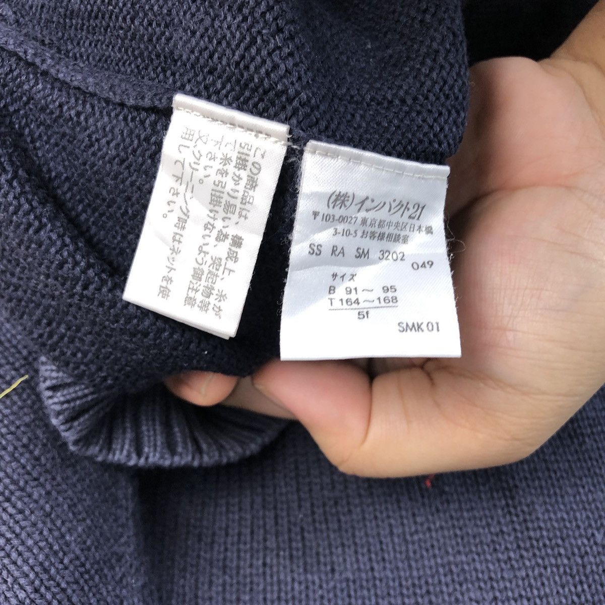 Ralph Lauren Ralph Lauren Sport Dark Blue Knitwear tee #A2499 Size S / US 4 / IT 40 - 12 Thumbnail