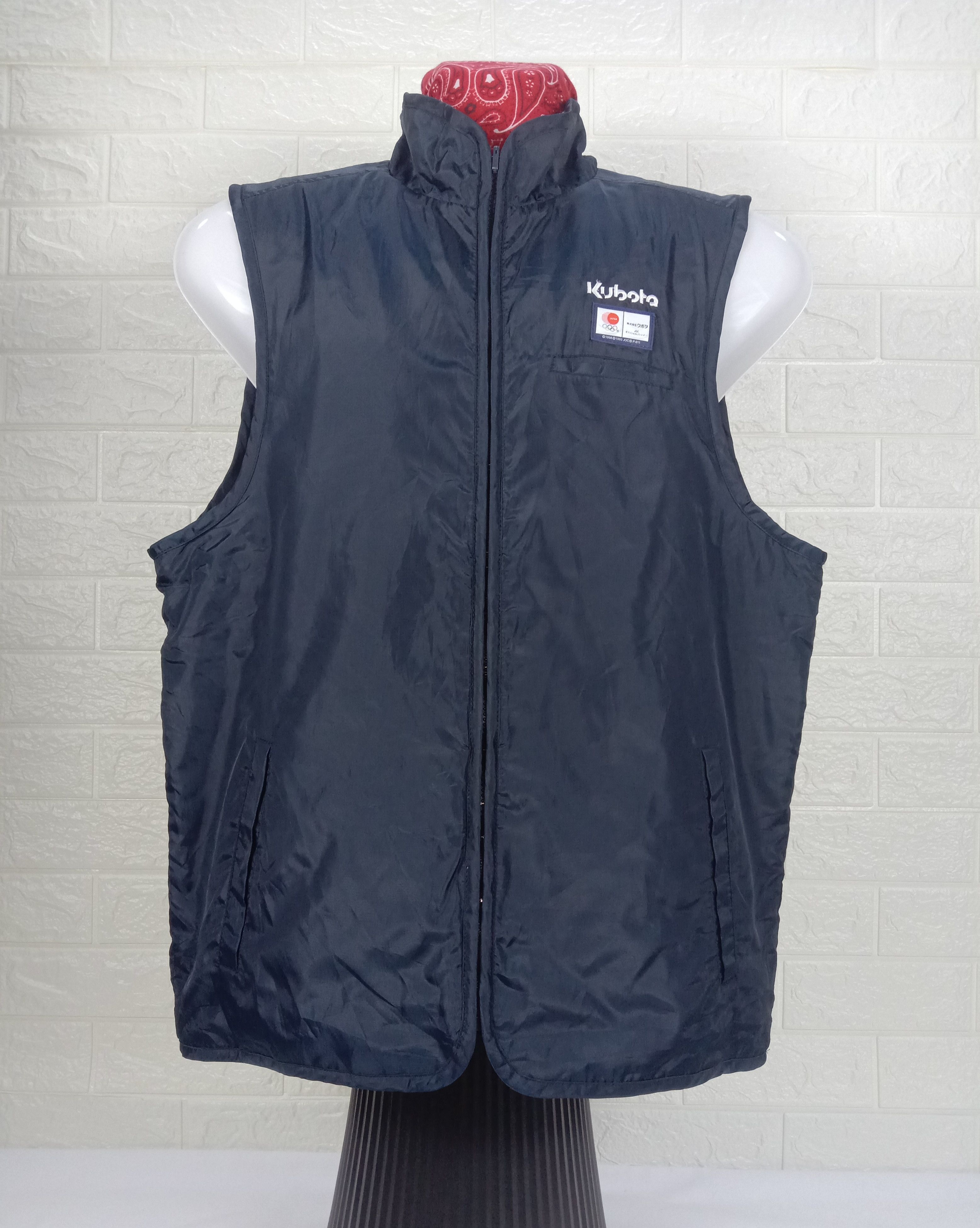 Japanese Brand Vintage Japanese Brand Kubota Olympic Reversible Vest Size US L / EU 52-54 / 3 - 4 Thumbnail