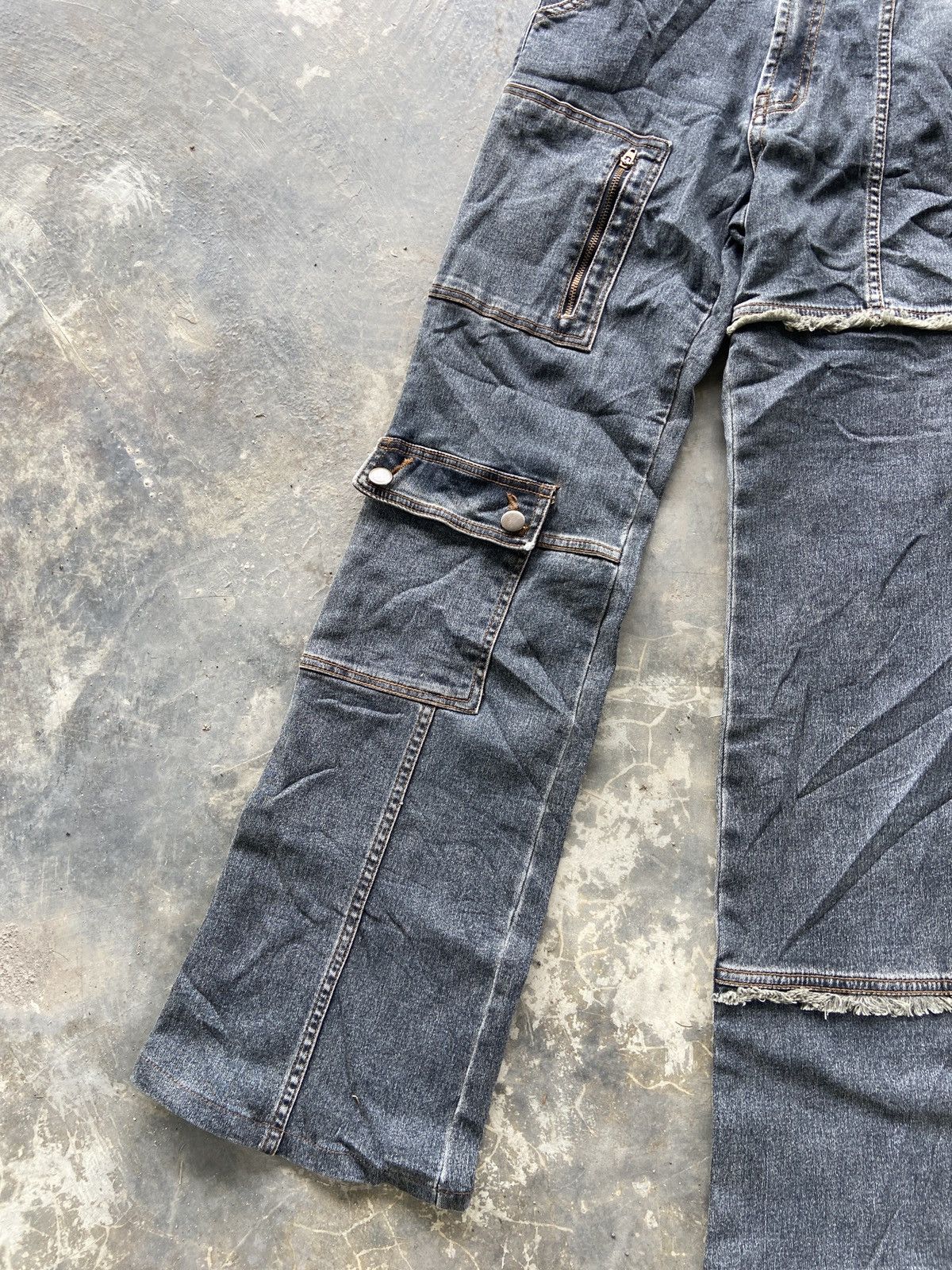 If Six Was Nine × Japanese Brand Crazy Design Cargo Denim Size US 26 / EU 42 - 4 Thumbnail