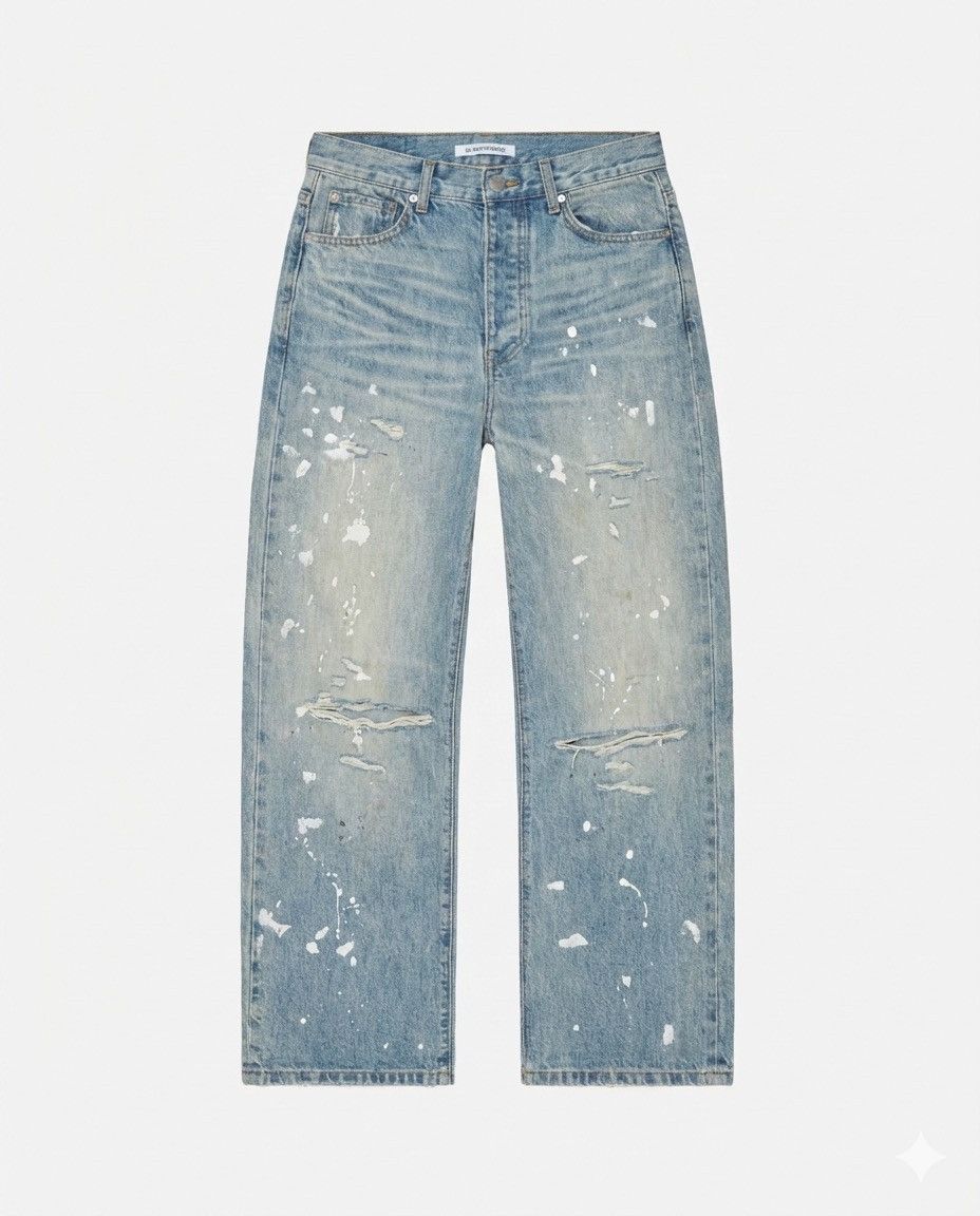No Maintenance Baggy Painter Denim