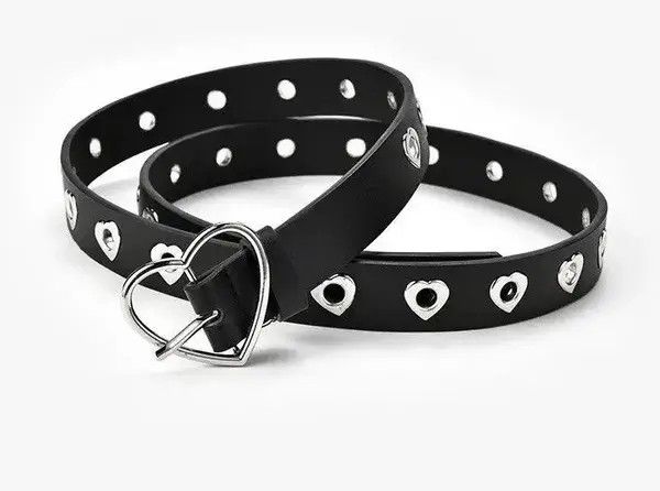 Designer Love Heart Buckle Belt Size ONE SIZE - 4 Thumbnail