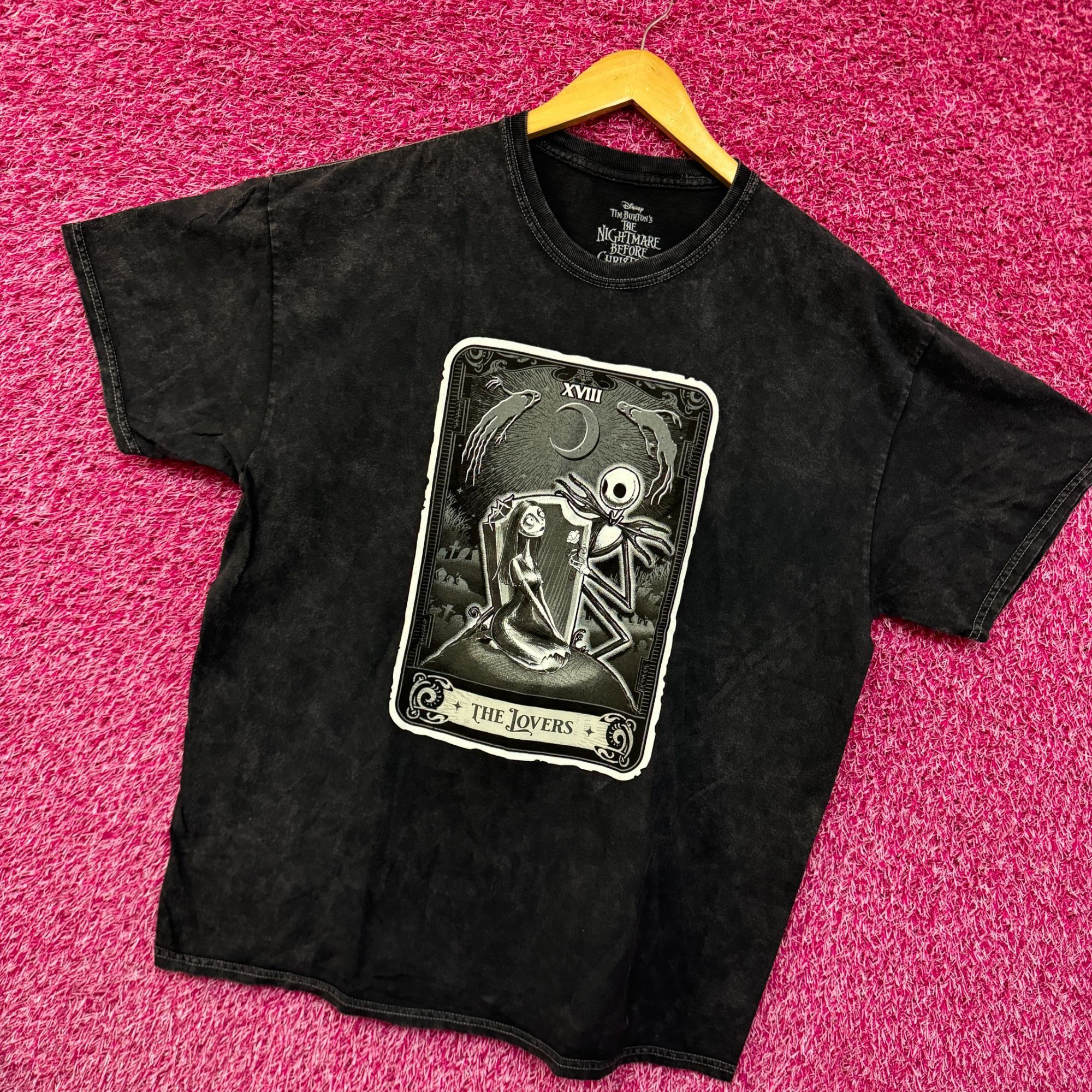 Disney Nightmare before Christmas Lovers tarot card tee size 2xl. Size US XXL / EU 58 / 5 - 3 Thumbnail