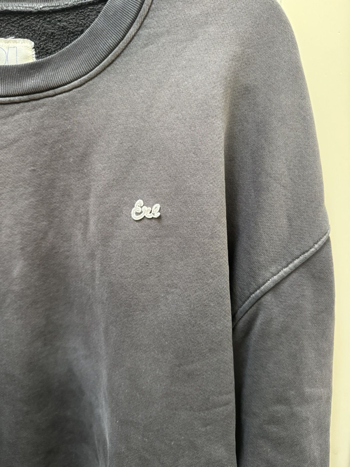 ERL ERL Black Sunfaded Crewneck Size US M / EU 48-50 / 2 - 5 Thumbnail