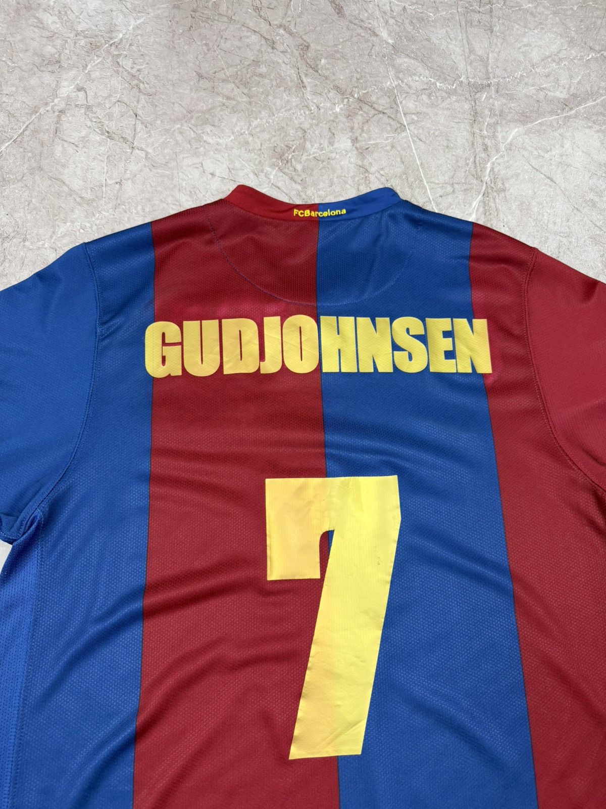 Nike Nike FC Barcelona 2008/09 — Gudjohnsen #7 Jersey Size M Size US M / EU 48-50 / 2 - 3 Thumbnail