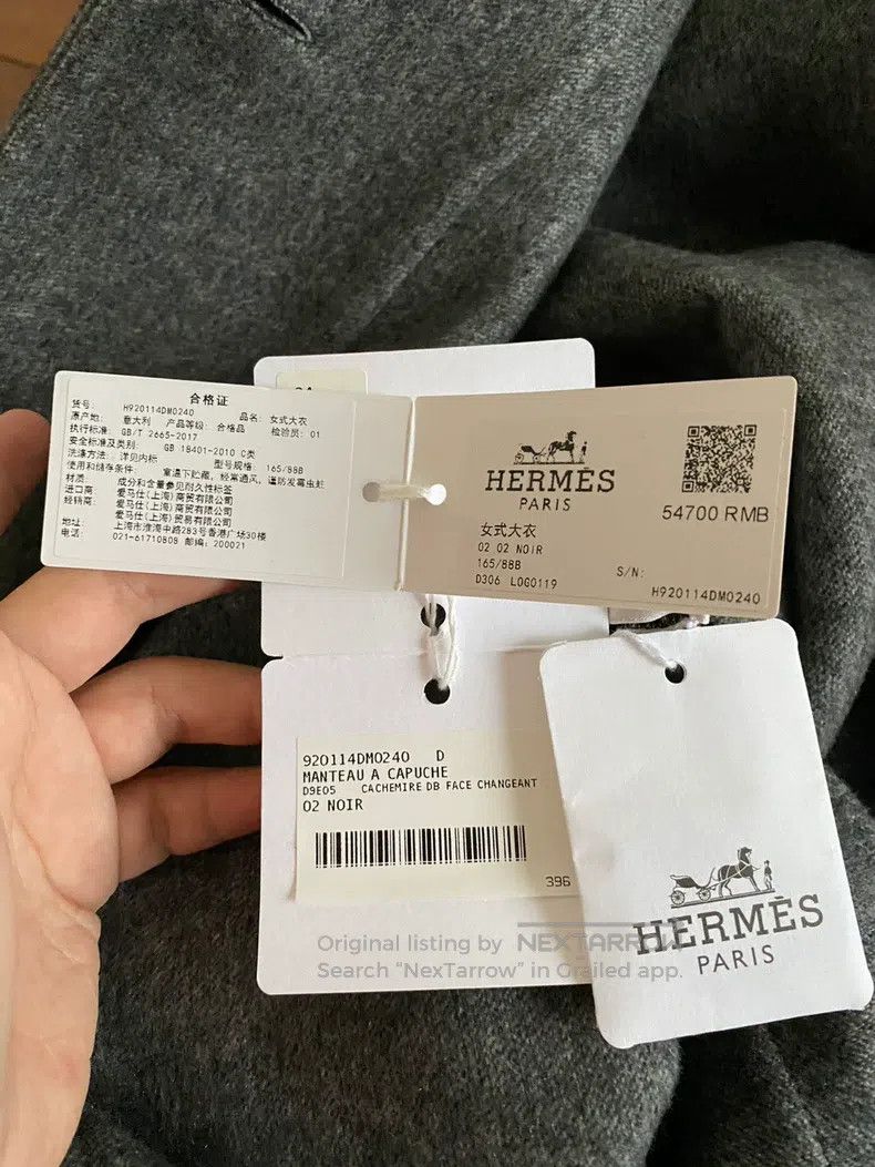Hermes Hermes Cashmere Coat Size S / US 4 / IT 40 - 7 Thumbnail