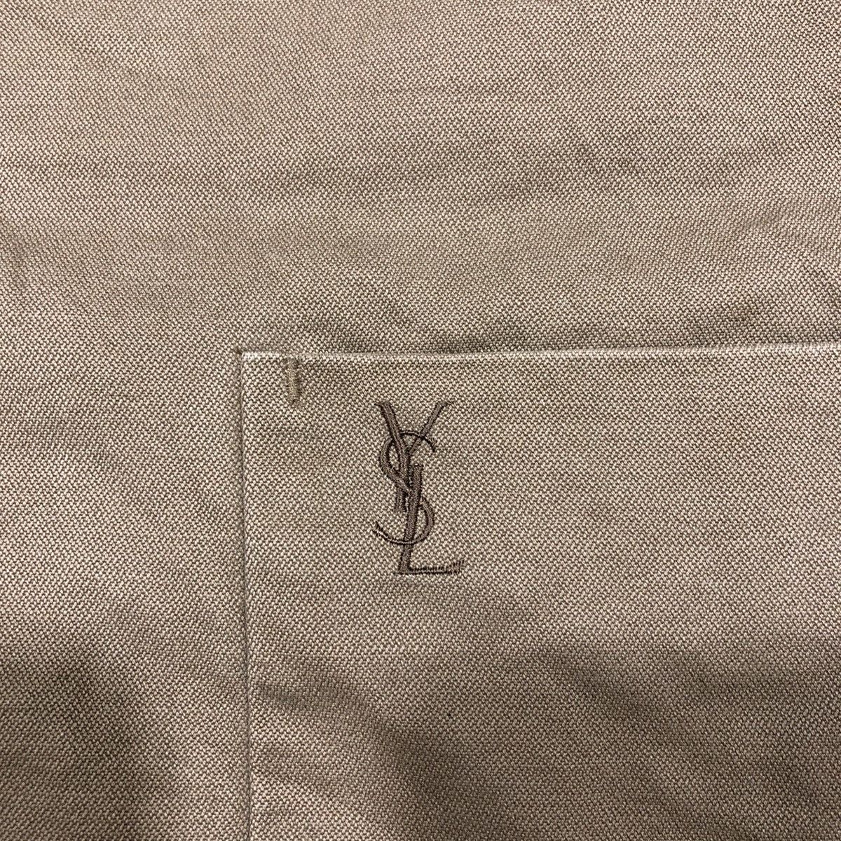 Vintage × Yves Saint Laurent VINTAGE YVES SAINT LAUREN Small Embroidered Logo Blazers Size US M / EU 48-50 / 2 - 6 Thumbnail