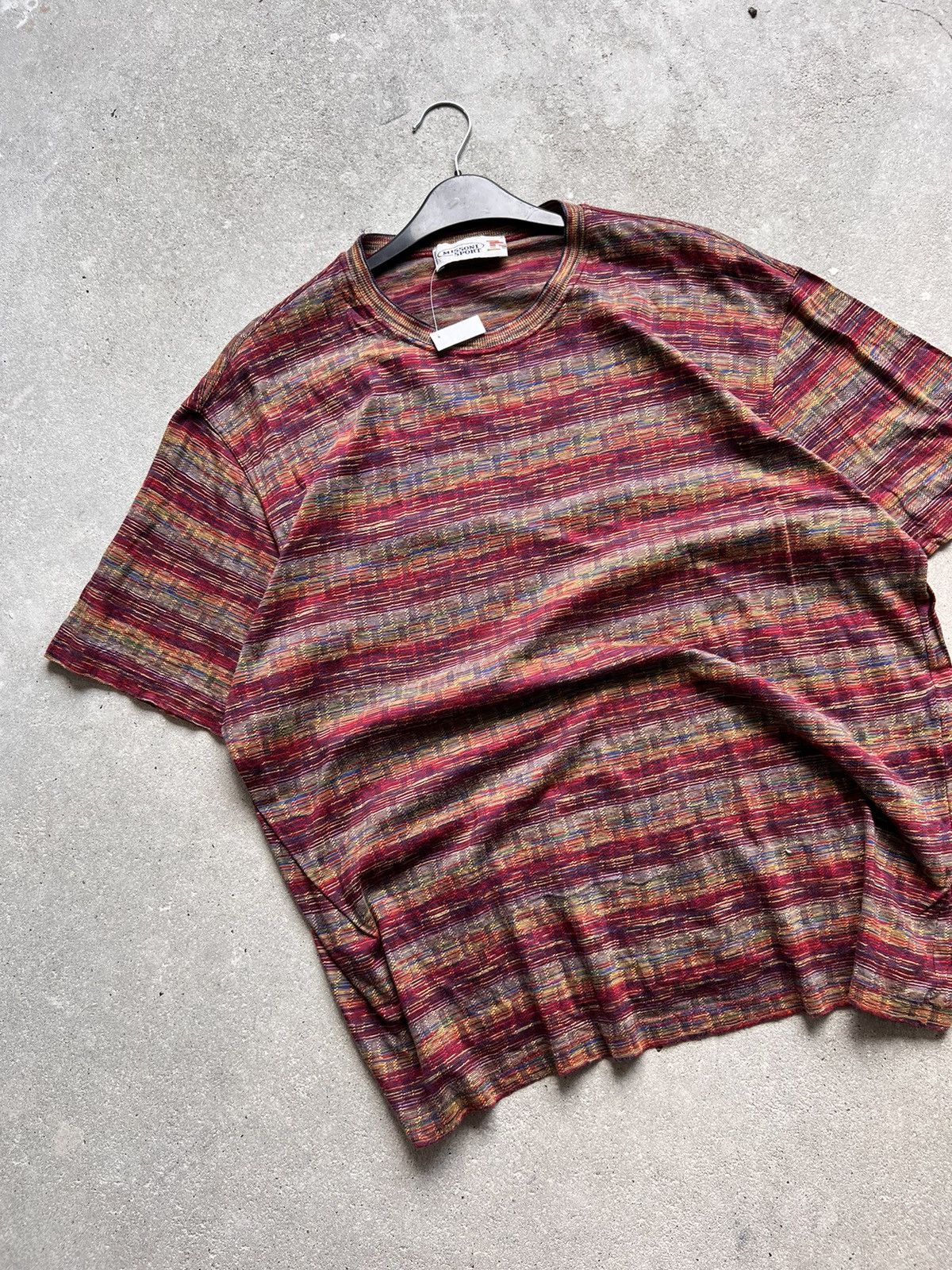 Missoni × Vintage Vintage 80s Missoni Retro T-Shirt Size US M / EU 48-50 / 2 - 3 Thumbnail