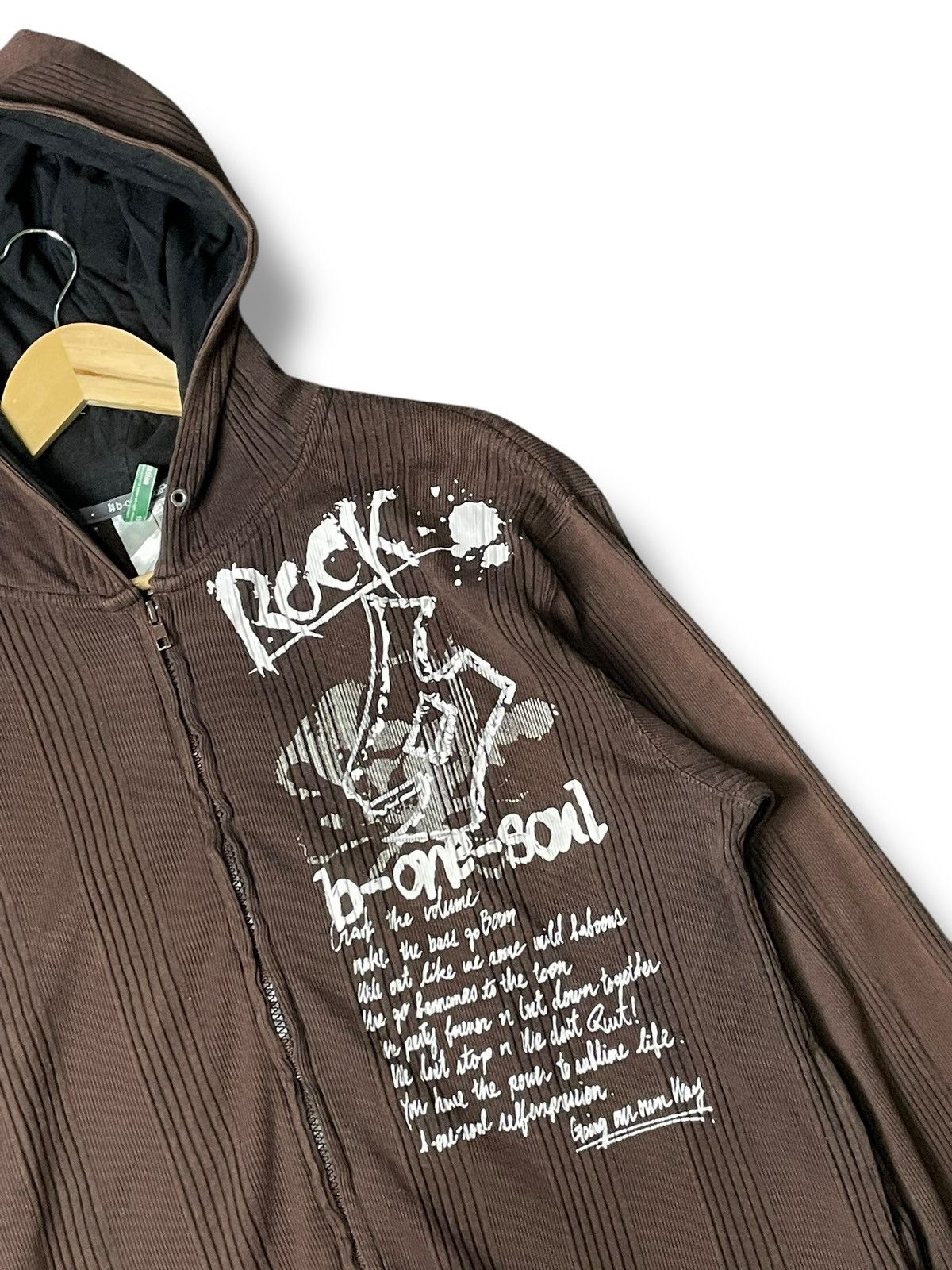 Japanese Brand × Vintage B-One Soul Projects Zipped Hoodie (77) Size US S / EU 44-46 / 1 - 2 Thumbnail