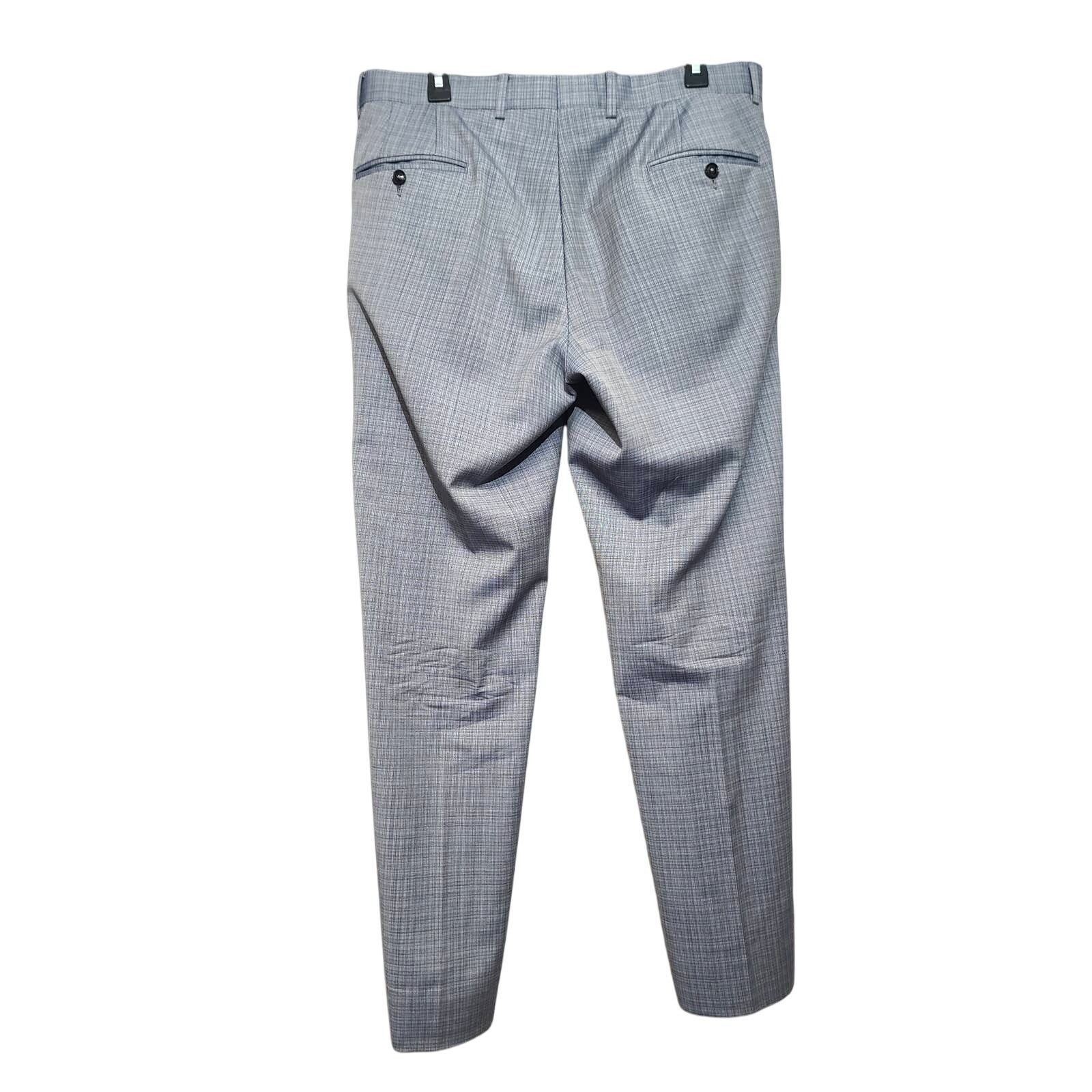 Ted Baker Ted Baker Jay Fit Wool Suit Pants Charcoal Size 35 x 32 Size US 35 - 2 Thumbnail