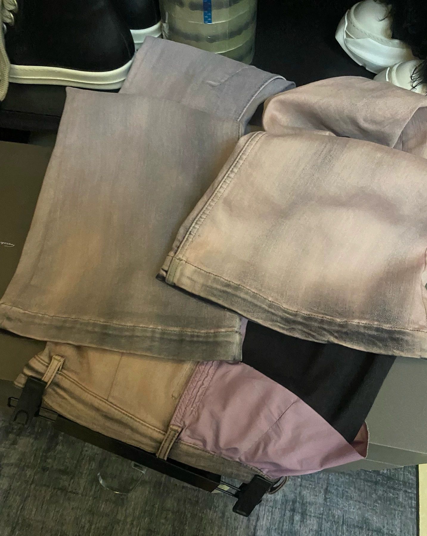 Rick Owens Rick Owens 23ss Drkshdw patchwork pink jeans Size 26" / US 2 / IT 38 - 3 Thumbnail