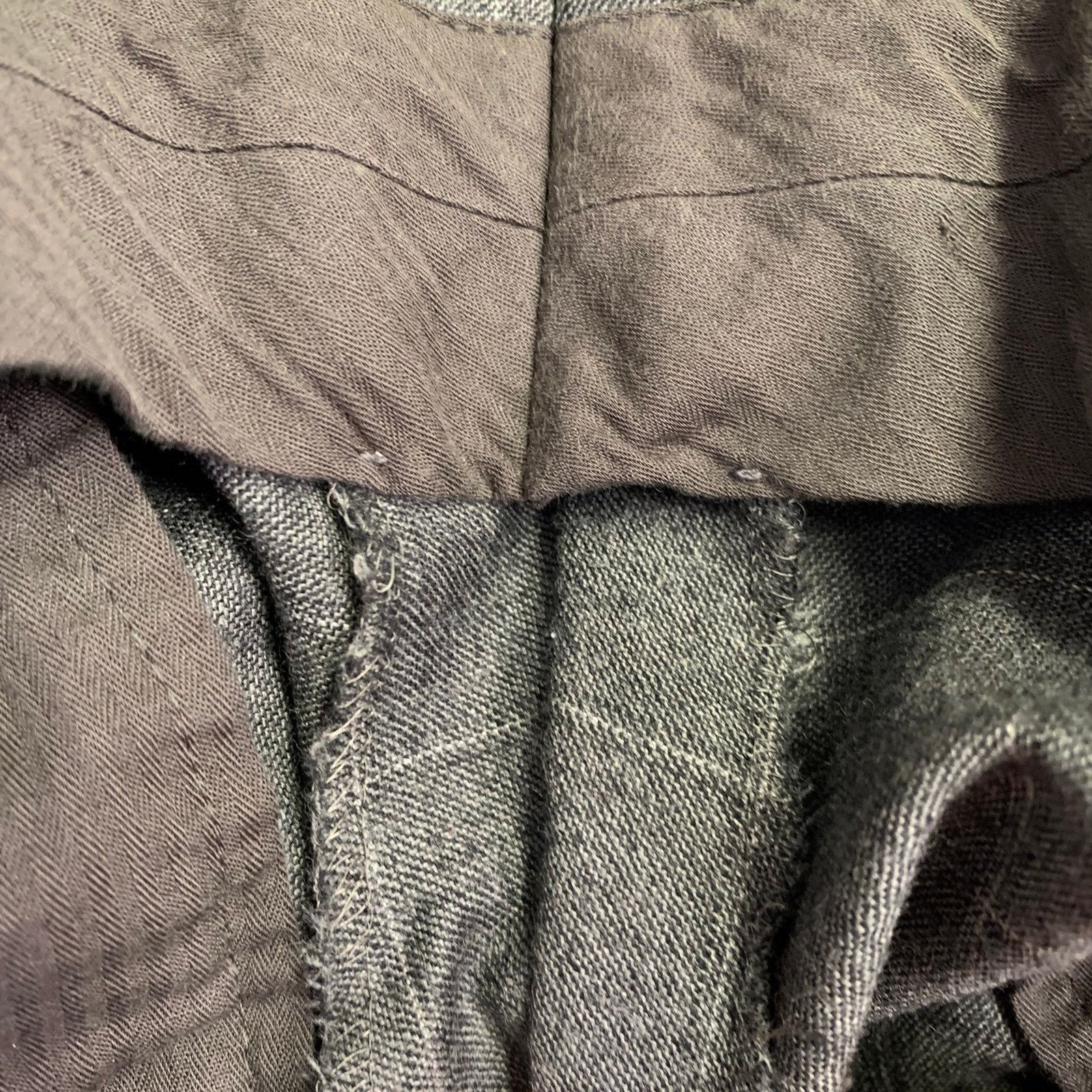 Size 46 Grey White Window Pane Wool Notch Lapel Suit