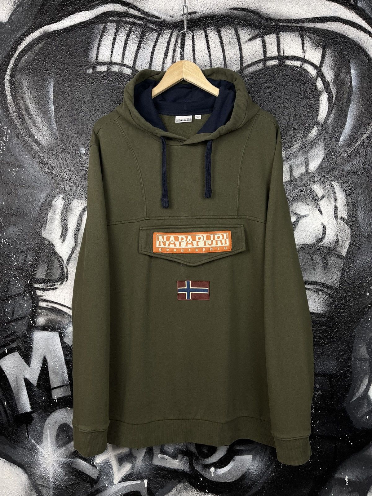 Napapijri × Vintage Napapijri Burgee Sum 3 Hoodie Men’s Size XXL Size US XXL / EU 58 / 5 - 4 Thumbnail