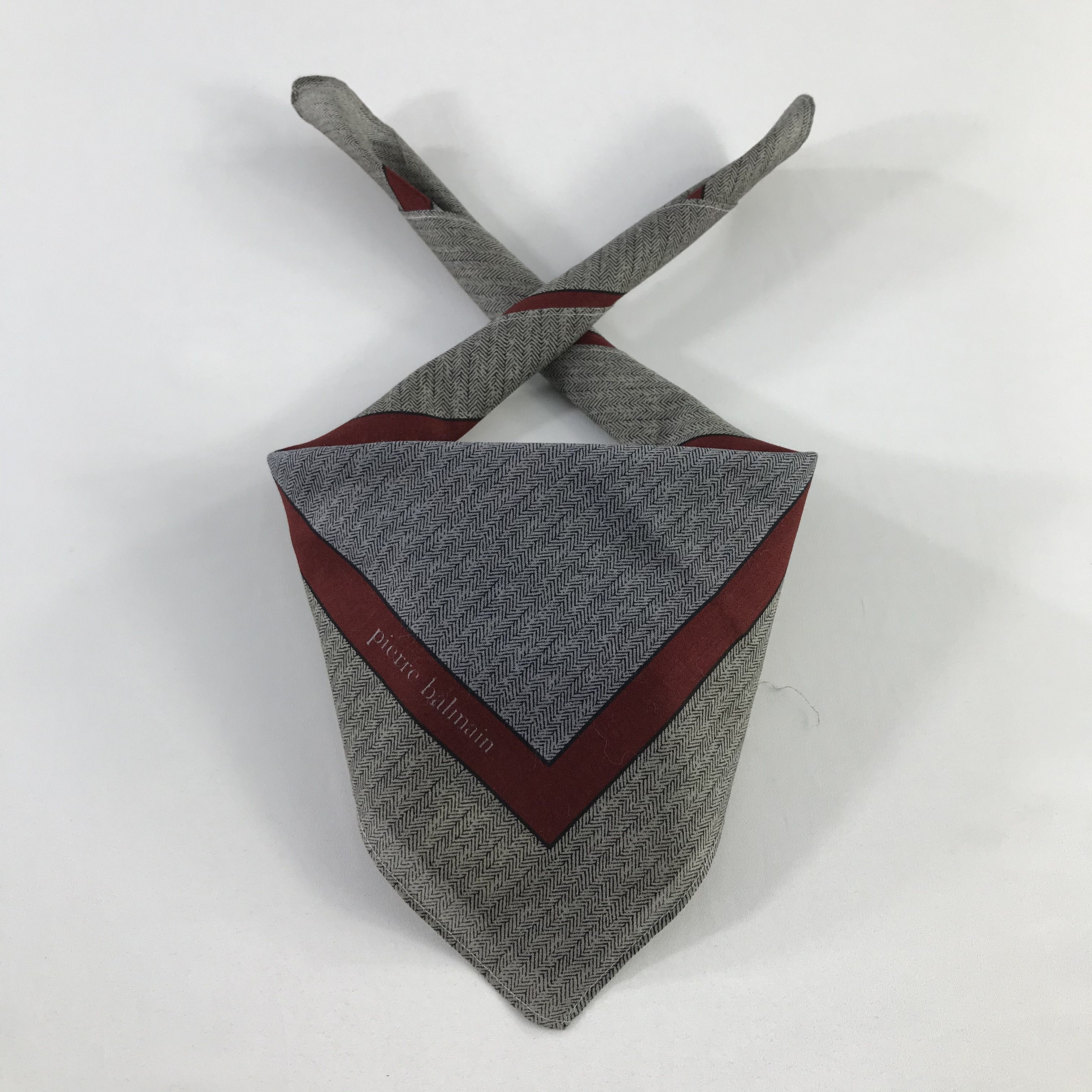 Pierre Balmain × Vintage Pierre Balmain Bandana / Handkerchief / Neckerchief - S1006 Size ONE SIZE - 2 Thumbnail
