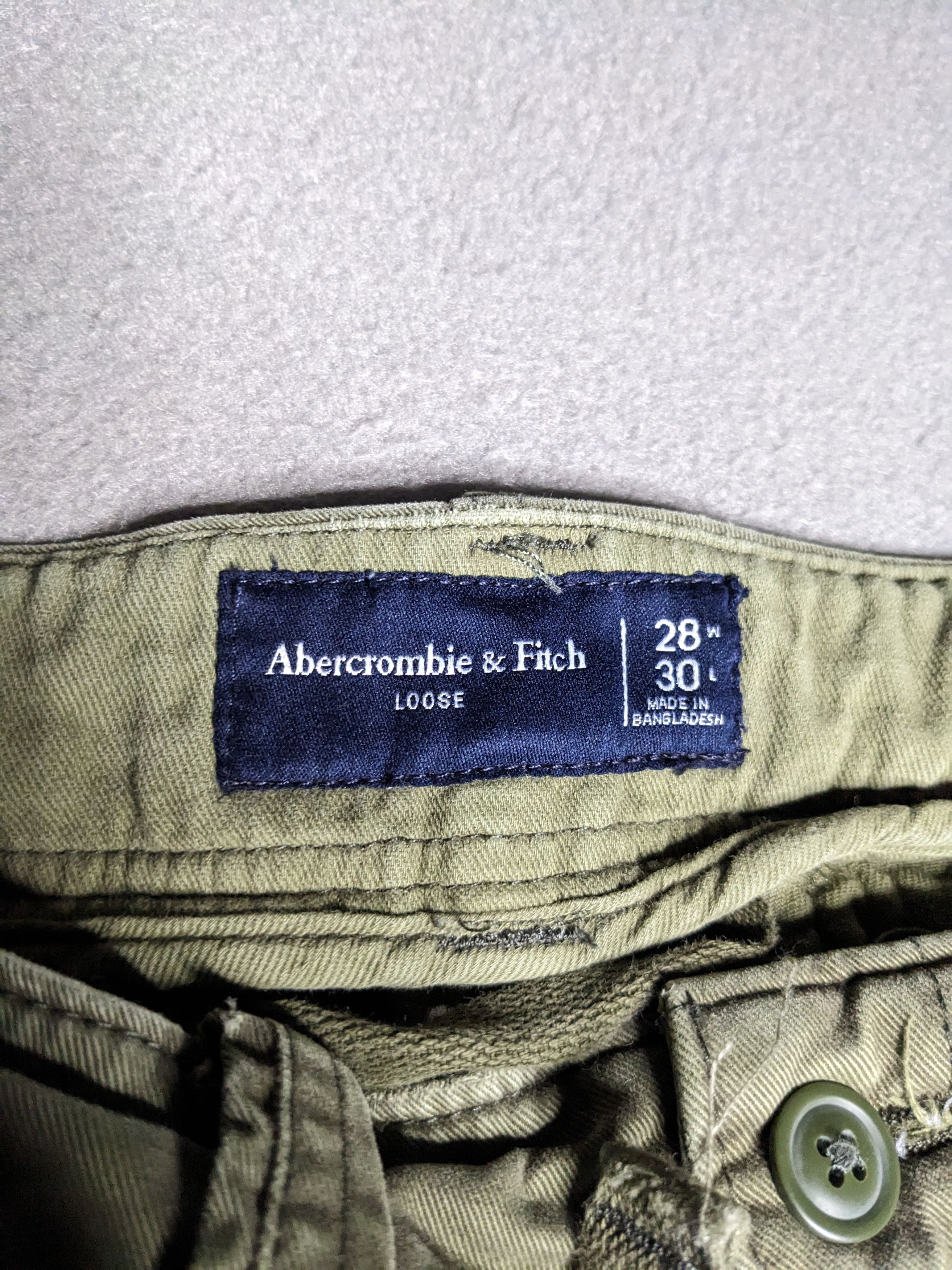 Abercrombie & Fitch VTG Abercrombie & Fitch Paratrooper Cargo Pants 30x29 Y2K Size US 30 / EU 46 - 10 Thumbnail