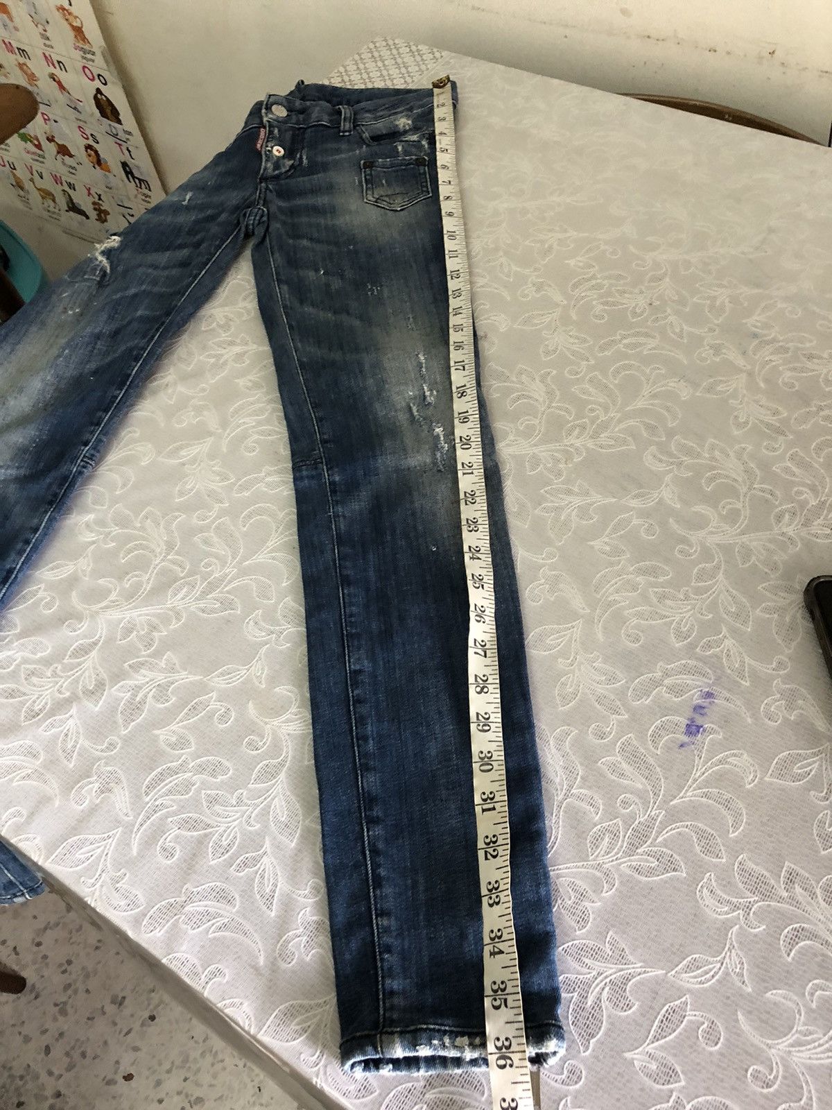 Dsquared2 Dsquared2 Distressed Punk Design Skinny Denim Size 26" / US 2 / IT 38 - 14 Thumbnail