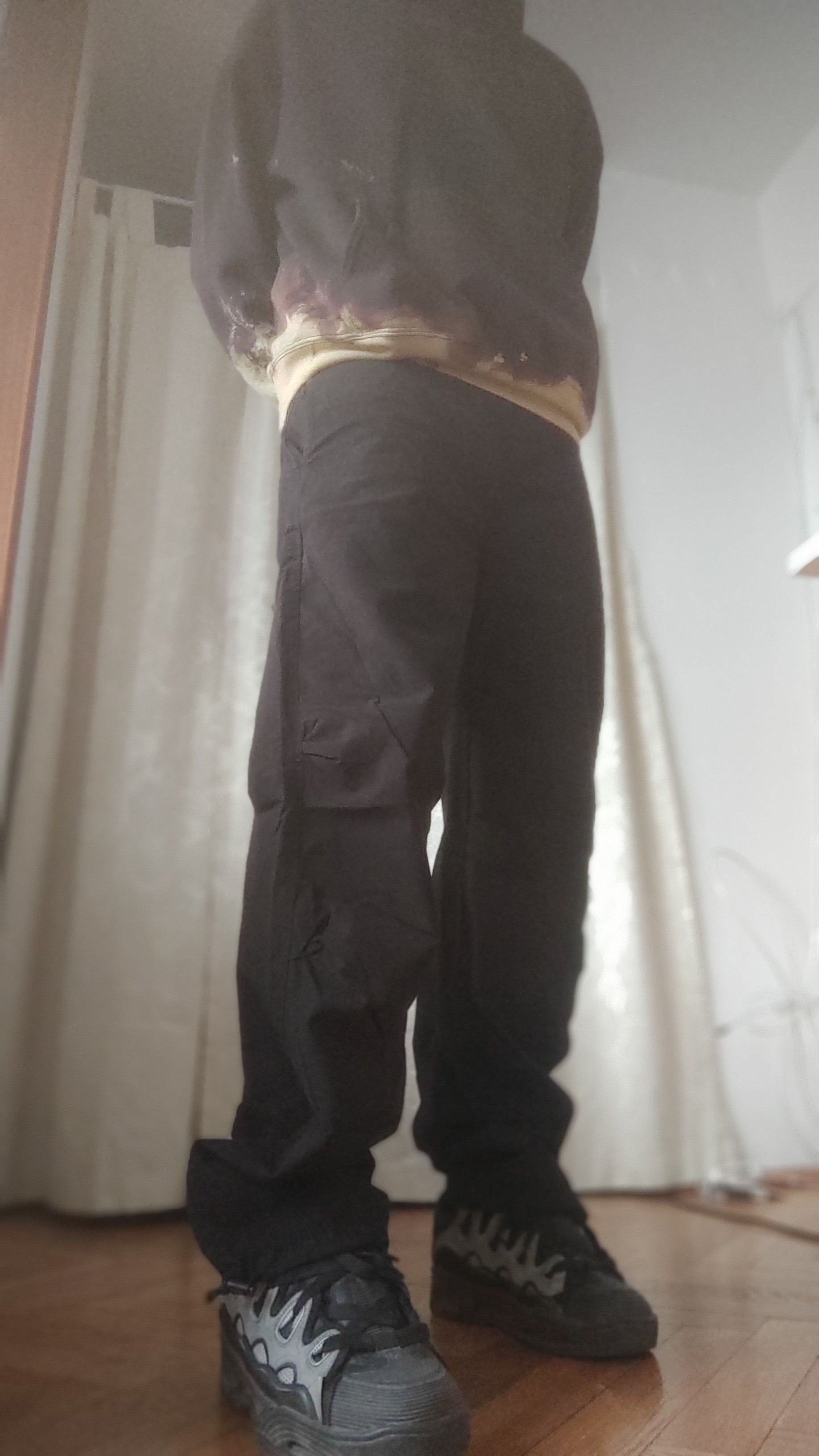 Japanese Brand × Vintage Minimalist Flared Pants Raver y2k Baggy Hacker Neo Alt Size US 32 / EU 48 - 13 Thumbnail