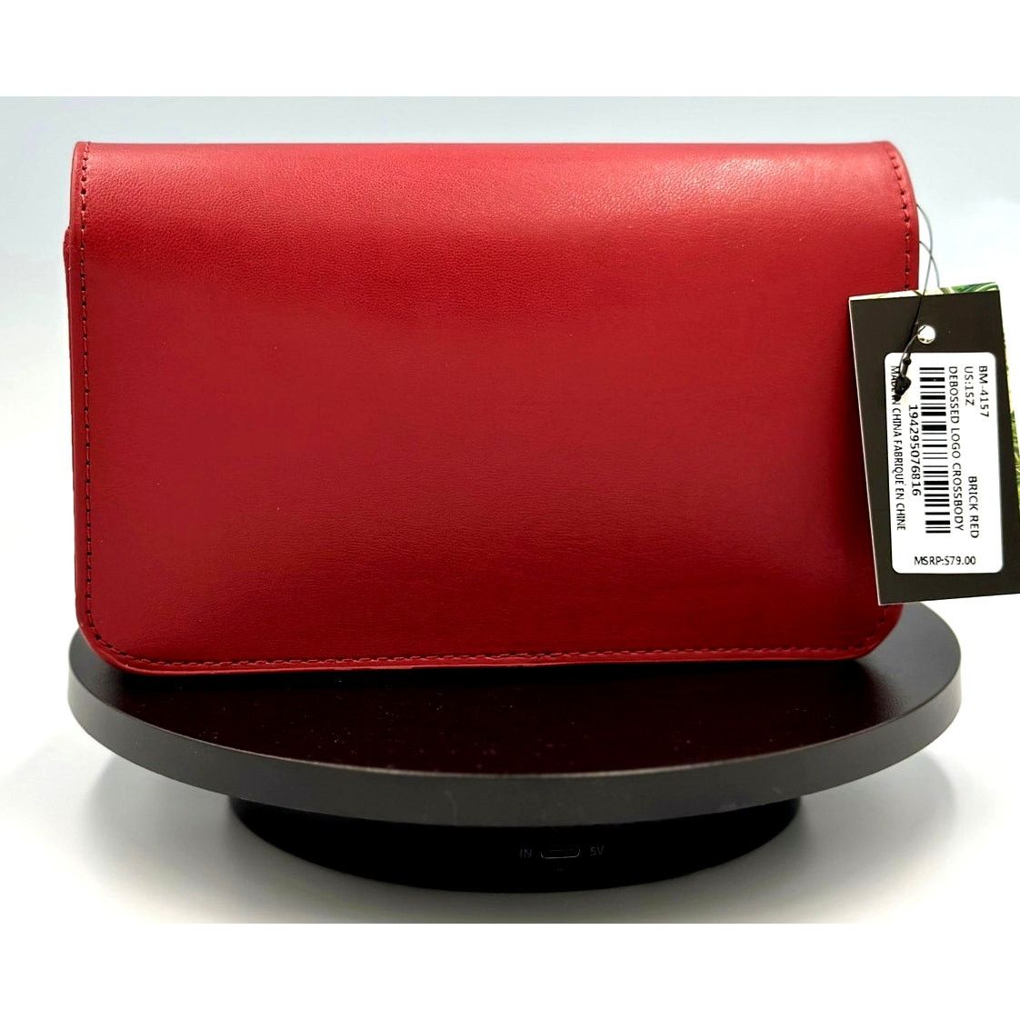 Badgley Mischka Badgley Mischka Debossed Logo Crossbody - Brick Red Size ONE SIZE - 7 Thumbnail