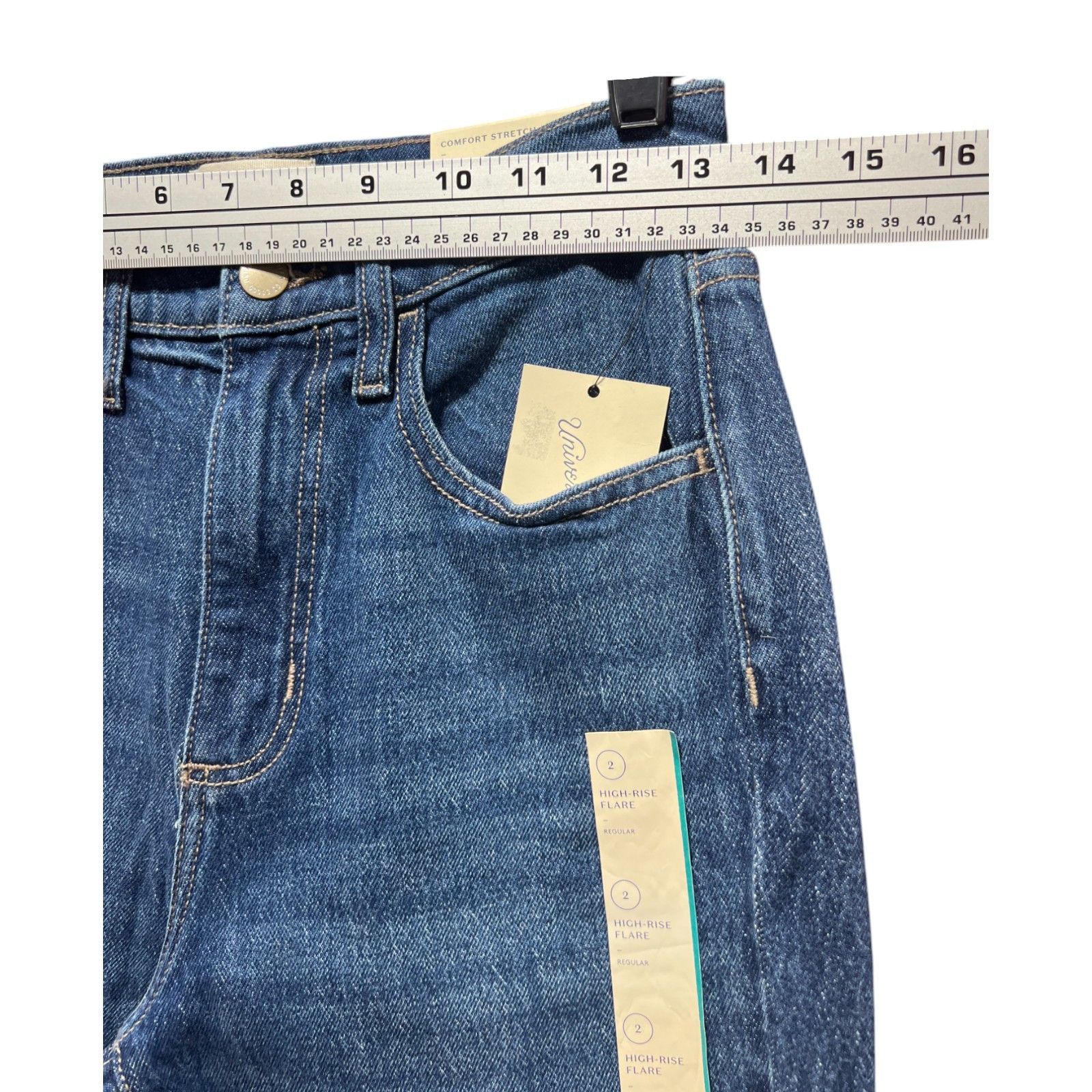 Other Universal Thread - Women's High Rise Flare - Fitted Hip And Size 26" / US 2 / IT 38 - 3 Thumbnail