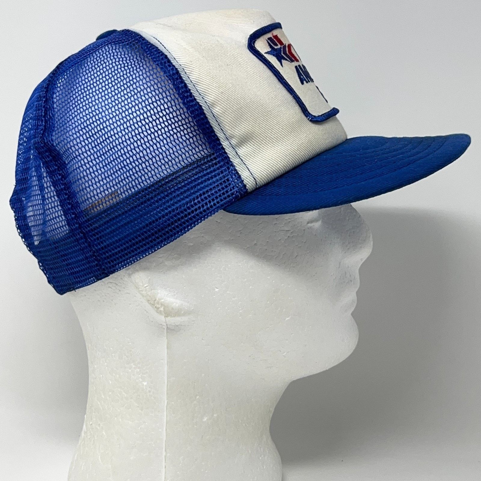 Vintage Vintage 80s West America Bank Trucker Hat Baseball Cap Blue Size ONE SIZE - 8 Thumbnail