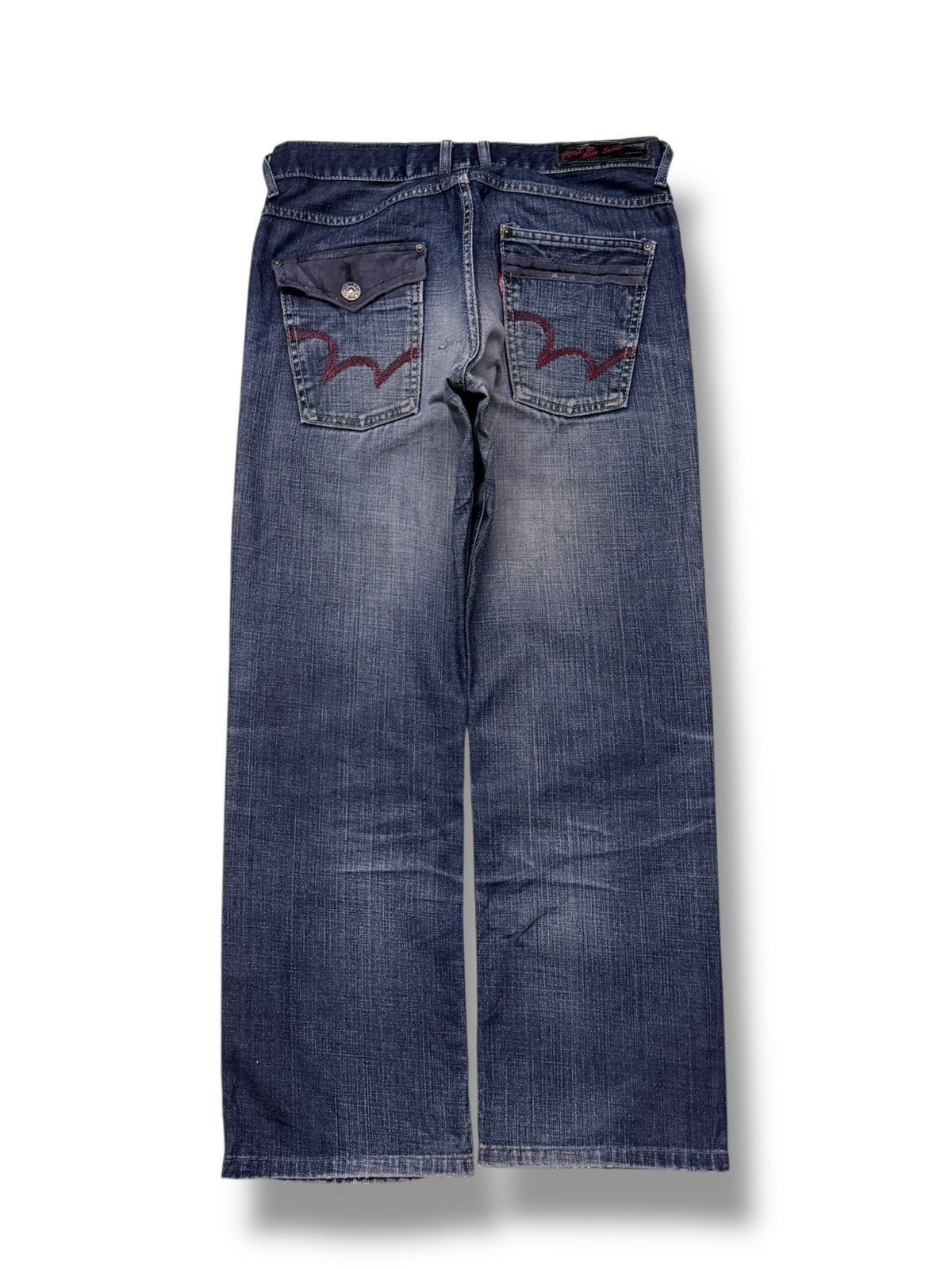 Edwin Vintage Edwin 503 Edge Of Blue Jeans Japan Denim | W35 Size US 35 - 3 Thumbnail
