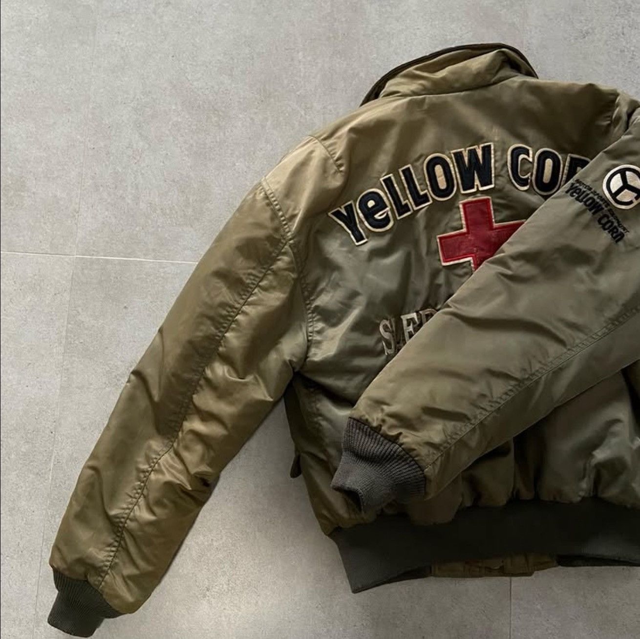 YELLOW CORN Yellow corn military bomber Jacket Size US M / EU 48-50 / 2 - 10 Thumbnail