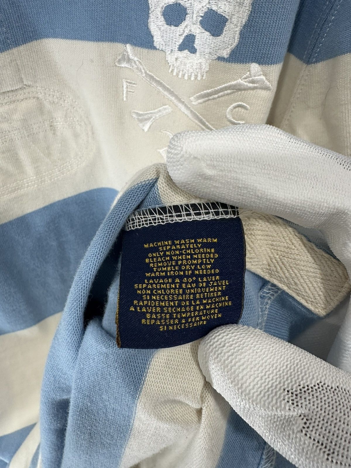 Rugby Ralph Lauren Rugby Ralph Lauren Crazy Rugby Baby Blue L Size US L / EU 52-54 / 3 - 7 Thumbnail