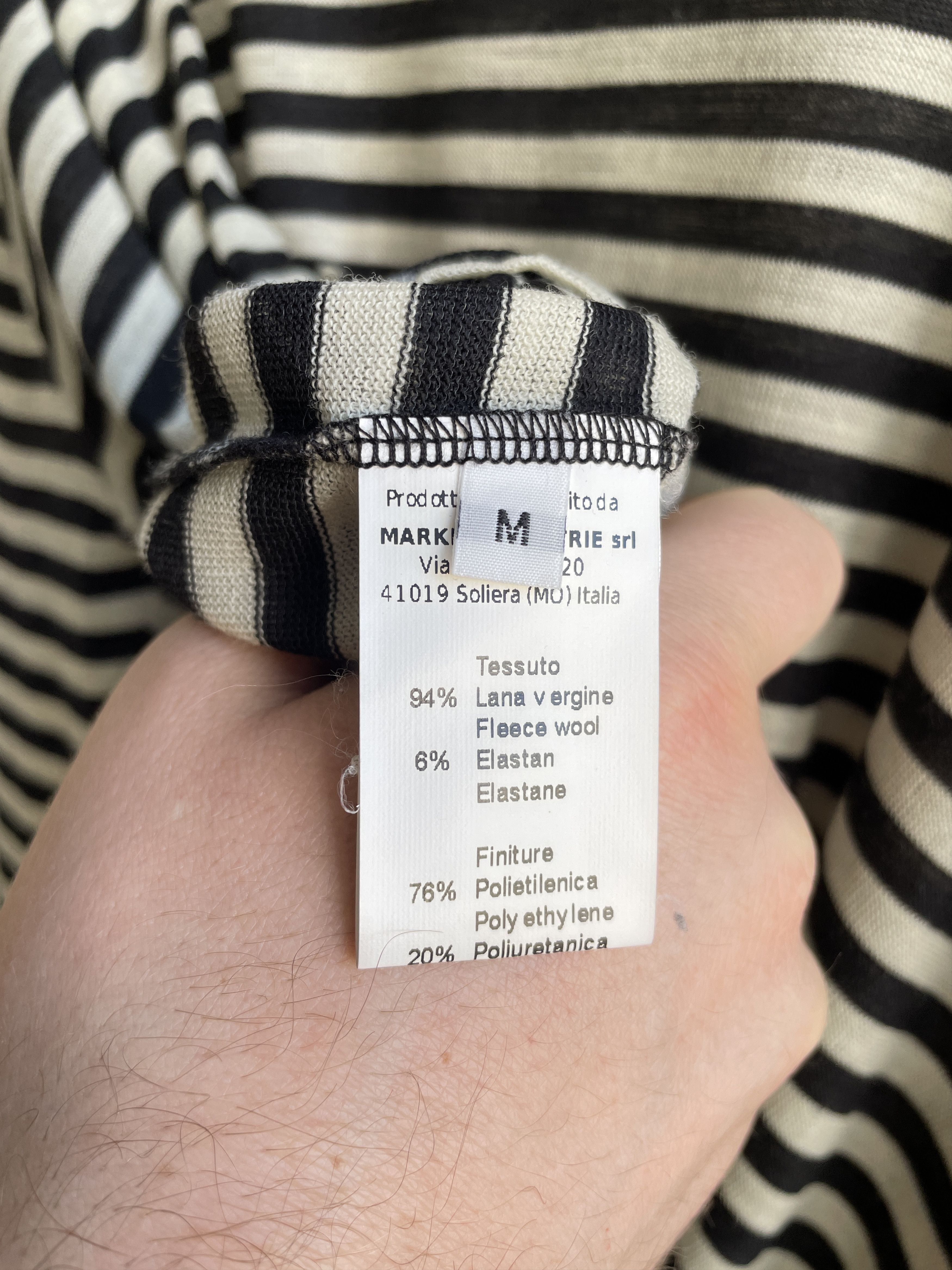 Other Jucca Women Striped Fleece Wool Oversized Lighweight Sweater Size M / US 6-8 / IT 42-44 - 11 Thumbnail